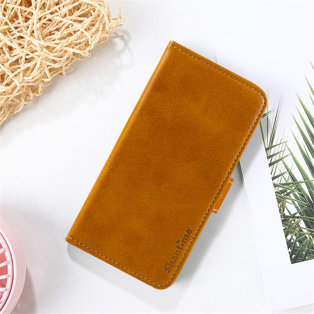 Premium Leather Wallet Case for Tecno Pop 4 LTE (6.52