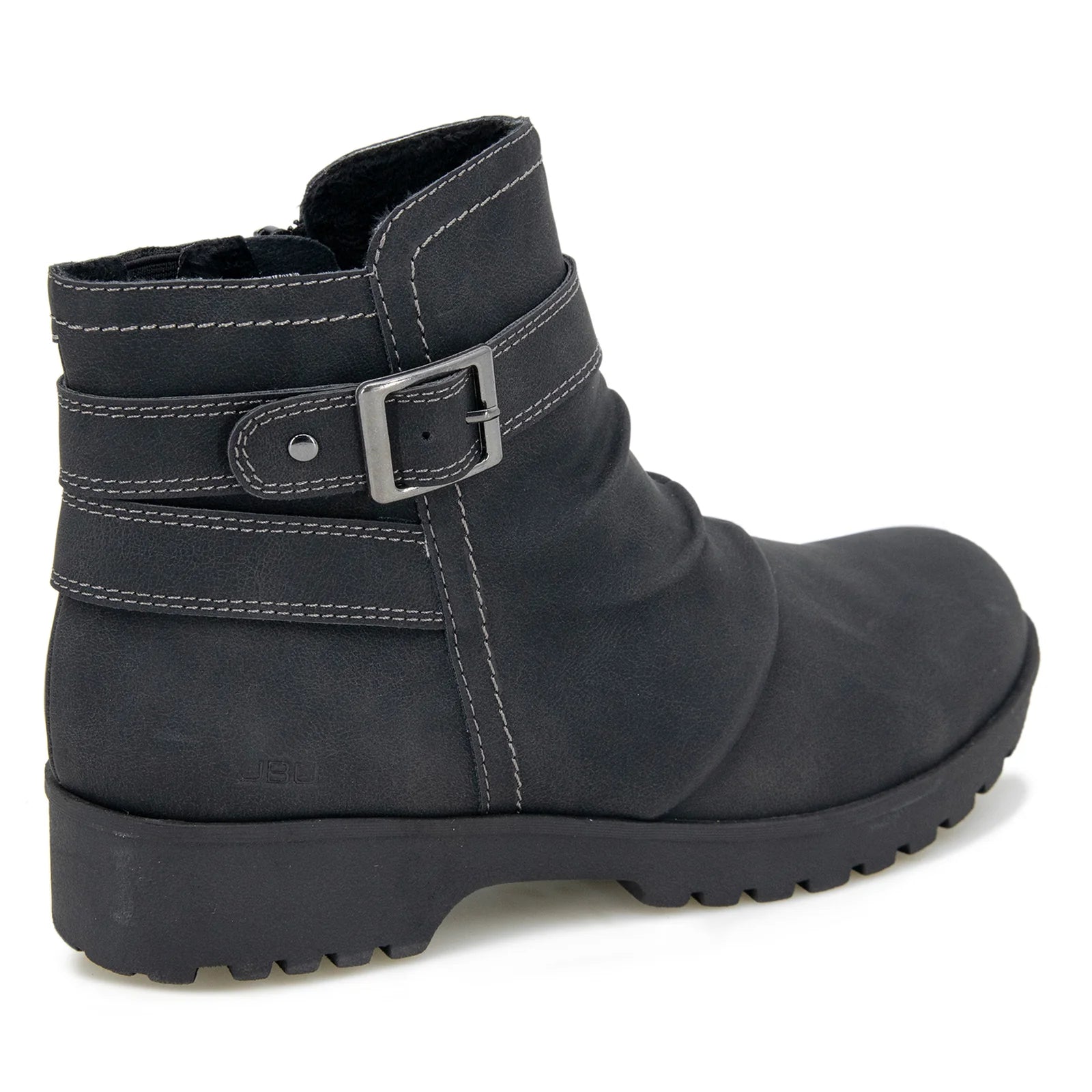 JBU Betsy Black Women's Comfortable Slip-On Sneakers - Lightweight Walking Shoes for Casual Wear, Travel & Everyday Use