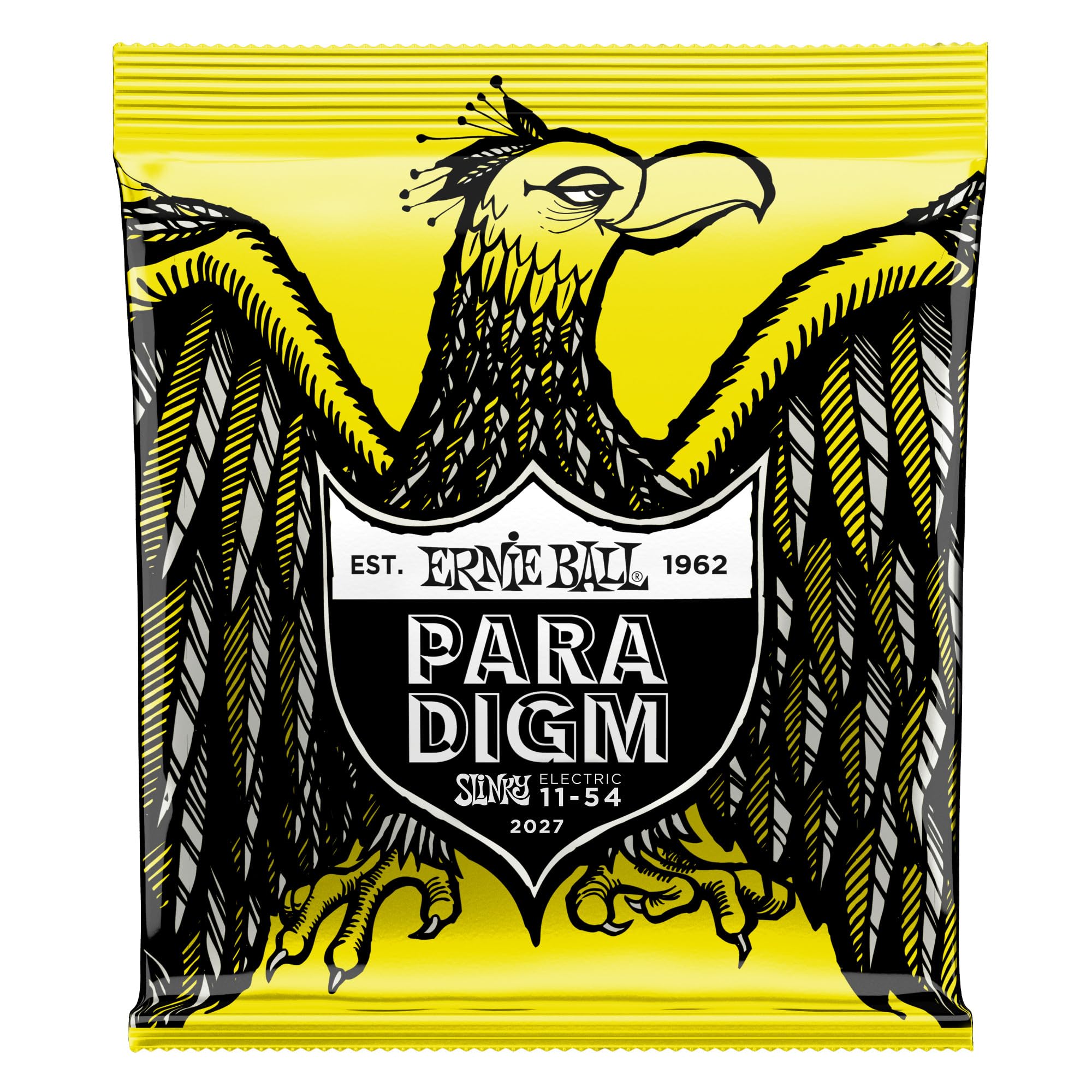 Ernie Ball Paradigm Beefy Slinky Electric Guitar Strings 11-54 Gauge (P02027) - Premium Nickel Wound for Rock & Metal - Perfect for Stage Performance & Studio Recording