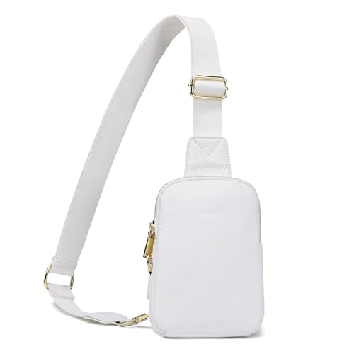 Real Leather White