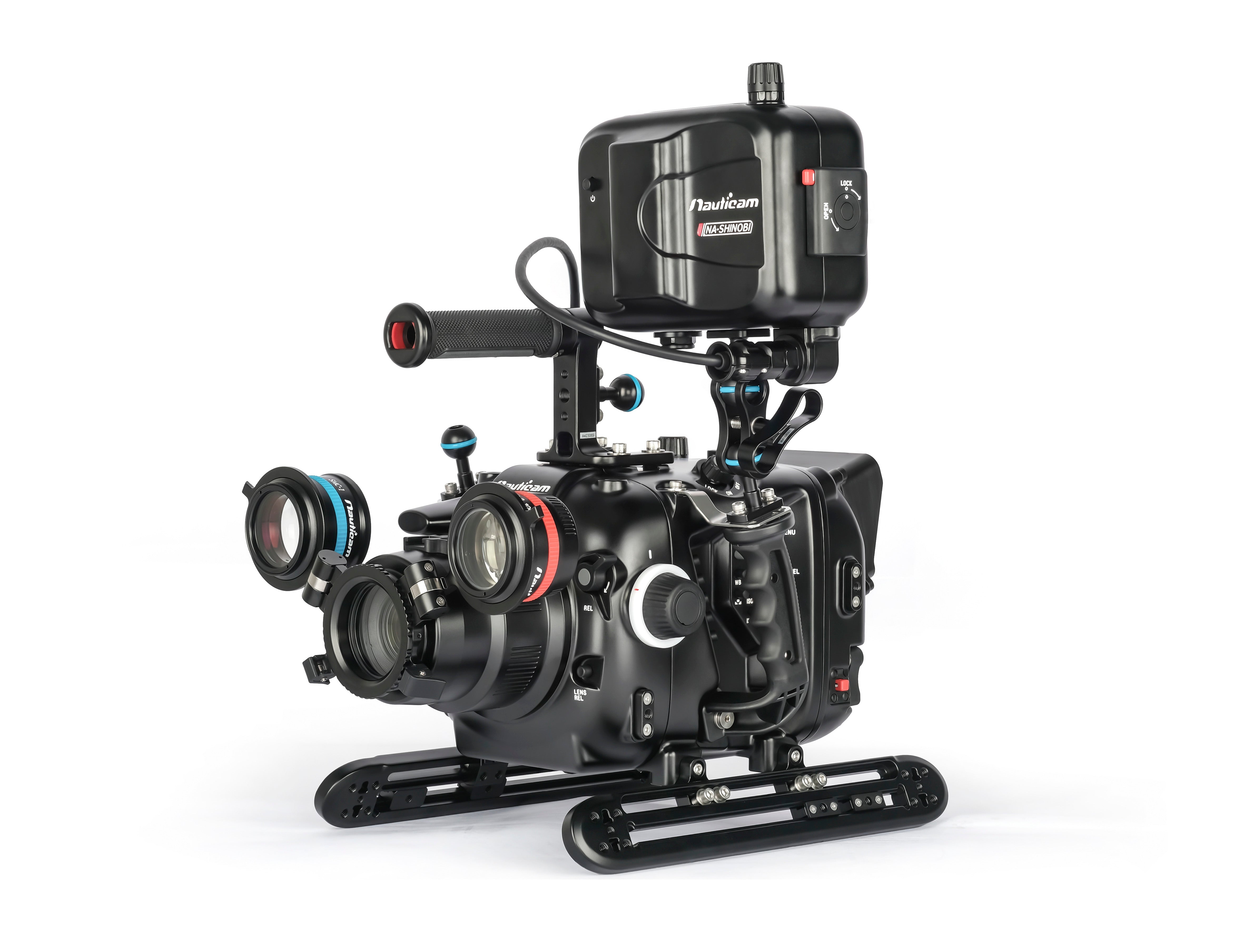 Nauticam NA C500II Underwater Housing for Canon EOS C300III/C500II Camera System with N120 Port - Professional 4K Video Shooting for Scuba Diving & Marine Photography