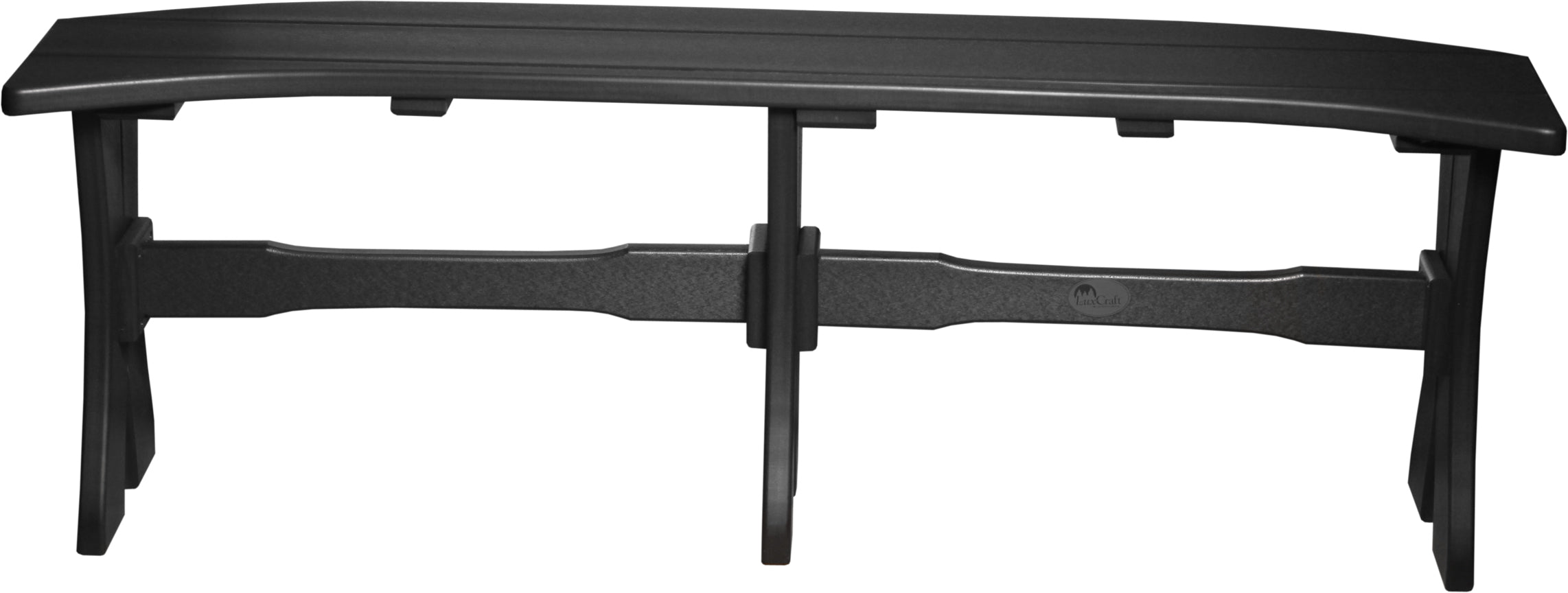 LuxCraft 52-Inch Solid Wood Dining Table Bench - Rustic Farmhouse Style Seating for Kitchen, Dining Room & Outdoor Patio Furniture