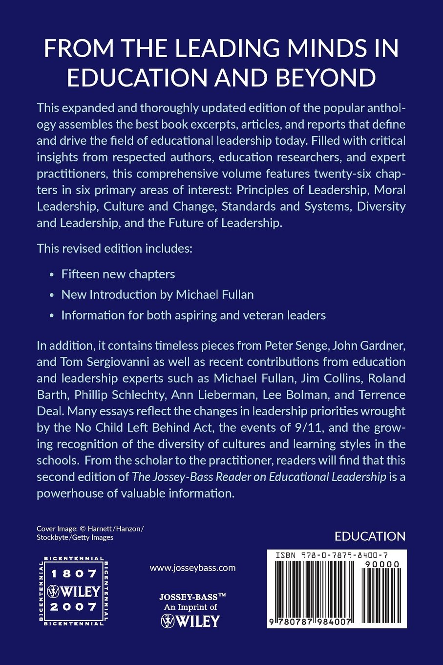 The Jossey-Bass Reader on Educational Leadership - Essential Guide for School Administrators & Educators | Professional Development Resource for Teachers & Academic Leaders | Perfect for Classroom Management & Educational Policy Studies