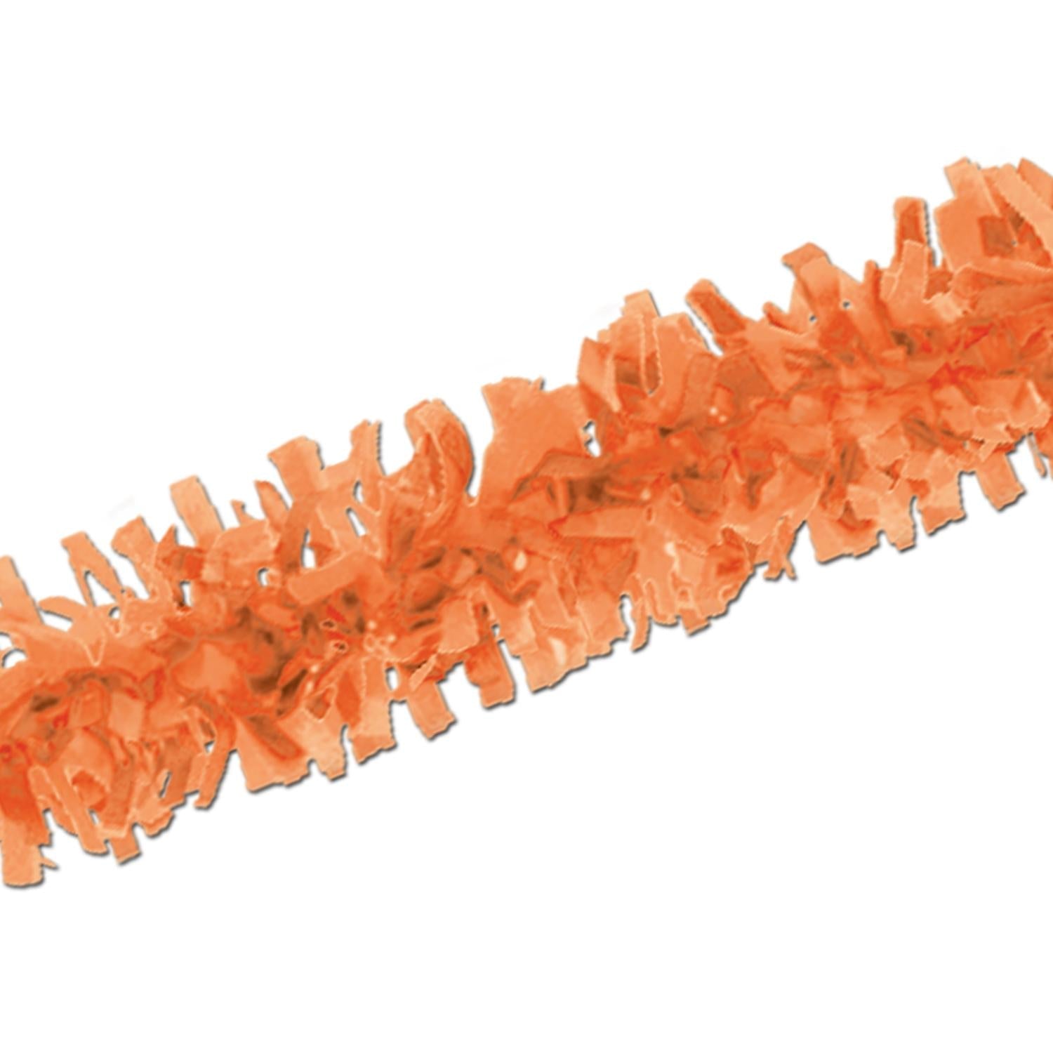 12-Piece Beistle Party Tissue Festooning Decorations - Orange - Perfect for Halloween, Birthday Parties & Home Decor