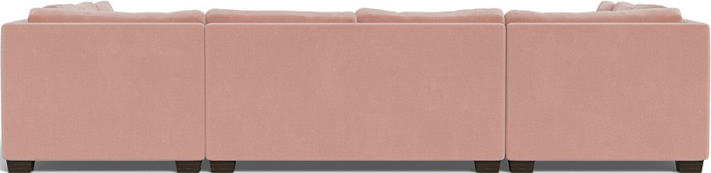 Track 141 Corner Sleeper Sofa U Sectional - Modern L-Shaped Convertible Couch Bed with Storage | Perfect for Small Spaces, Guest Rooms & Apartments