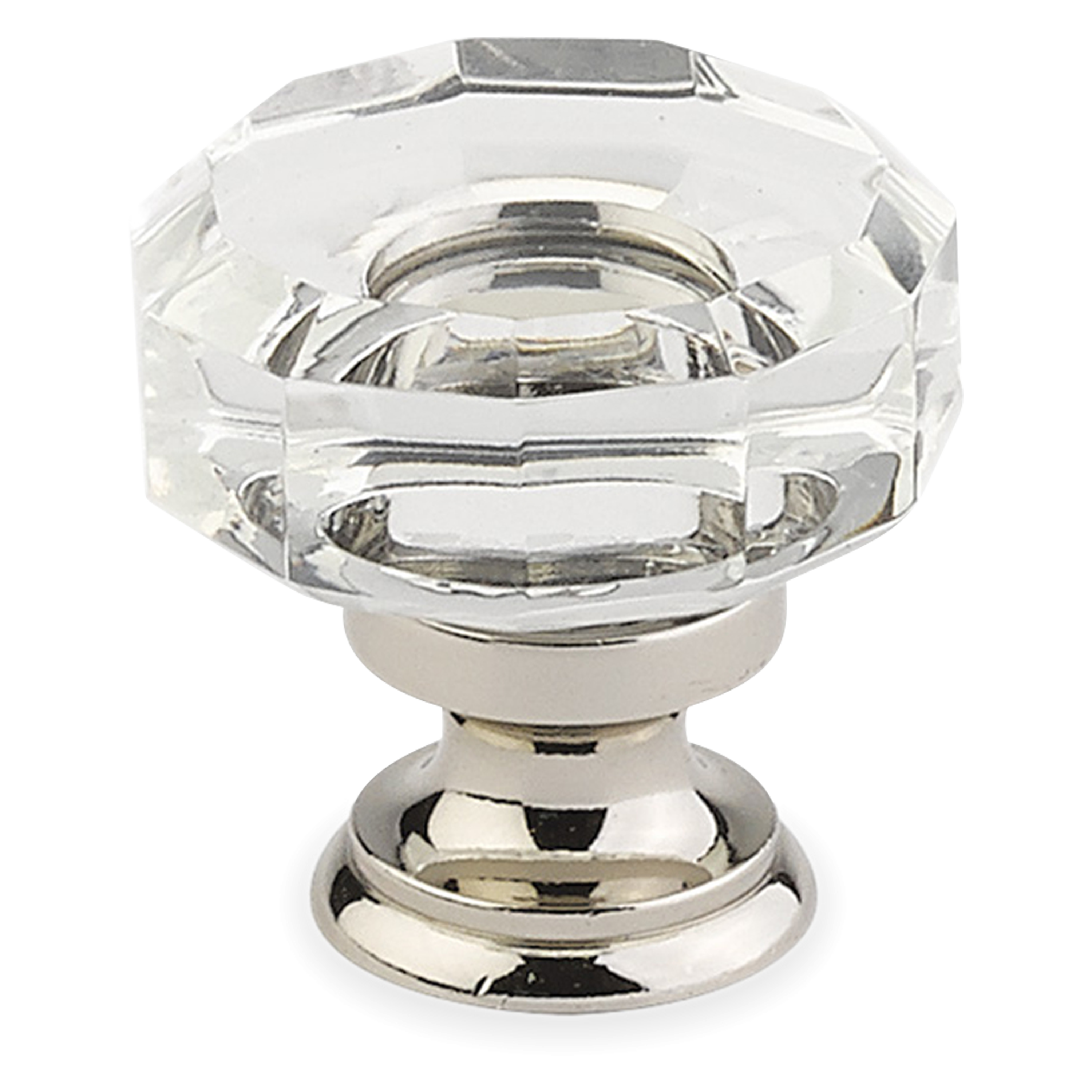 Lowell 1 3/8 Inch Cabinet Knob - Solid Brass Hardware for Kitchen & Bathroom Cabinets - Perfect for Home Renovation and Furniture Upgrade