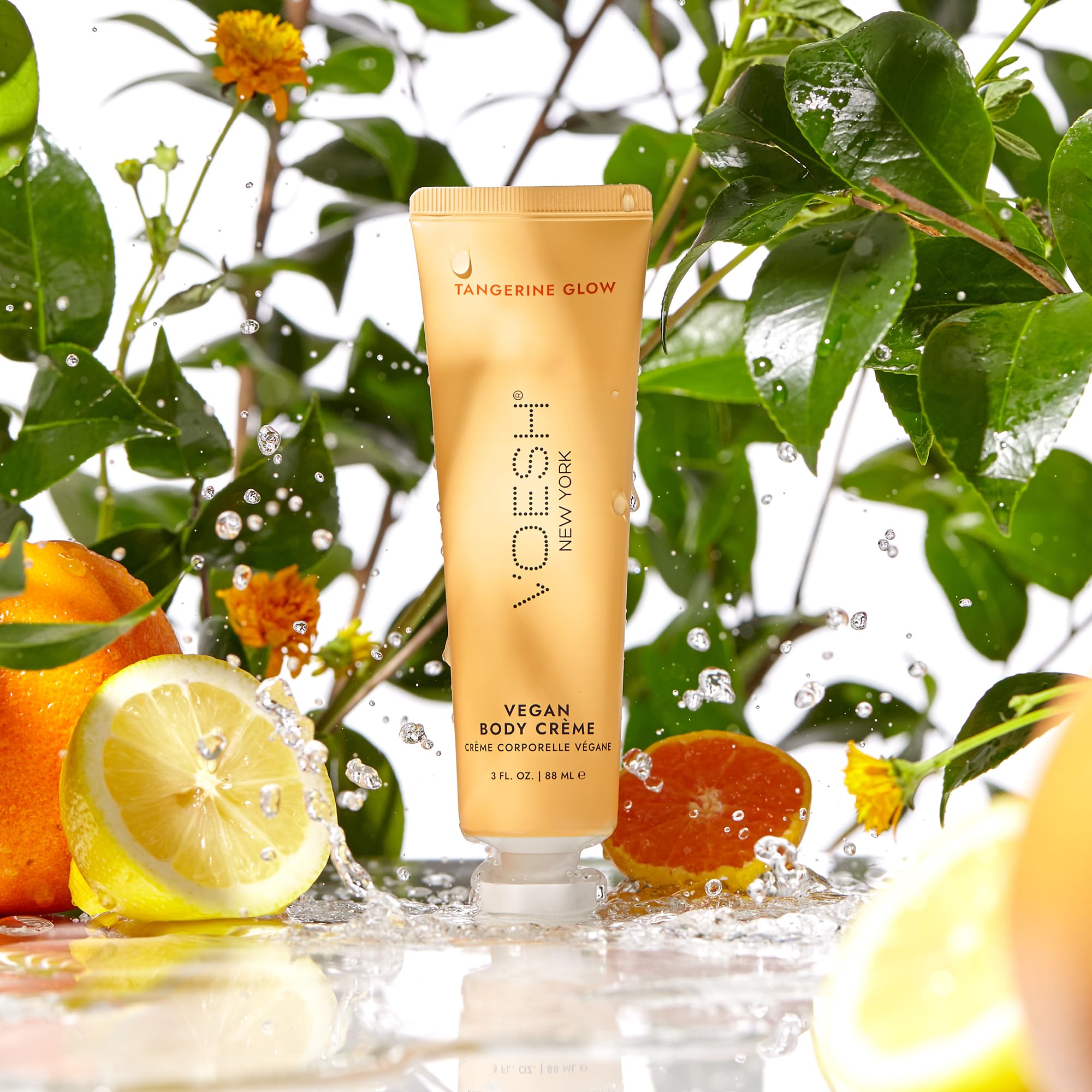 Voesh New York Vegan Velvet Luxe Lotion - Tangerine Glow, 3 oz | Hydrating & Nourishing Body Moisturizer for Dry Skin | Perfect for Daily Use & Spa Days