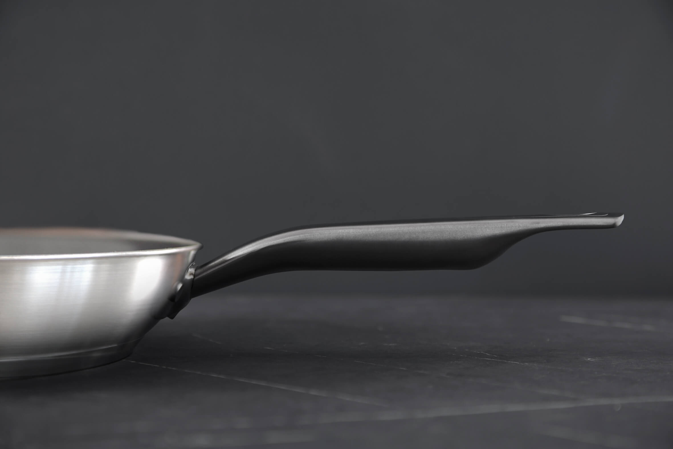 Tefal Virtuoso 28cm Stainless Steel Induction Frypan - Uncoated, Durable & Even Heating - Perfect for Searing, Frying & Sauteing in Professional & Home Kitchens