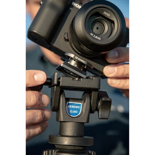 Benro ArcaSmart360 Rotating Adapter Plate - 360° Swivel Tripod Head for DSLR Cameras | Perfect for Landscape, Portrait & Panoramic Photography | Compatible with Arca-Swiss Quick Release System