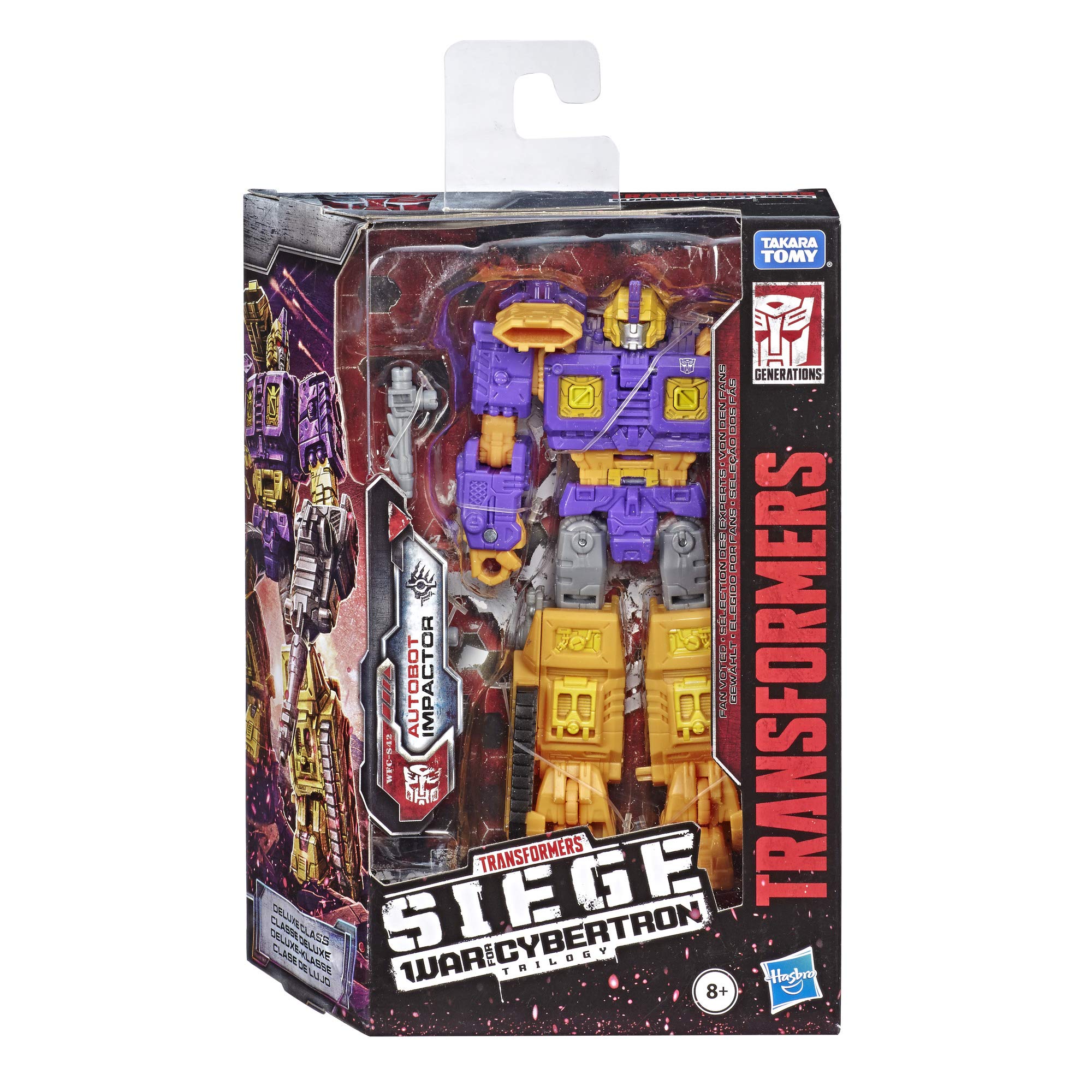 Transformers War for Cybertron Deluxe WFC-S42 Autobot Impaction Action Figure - 5.5