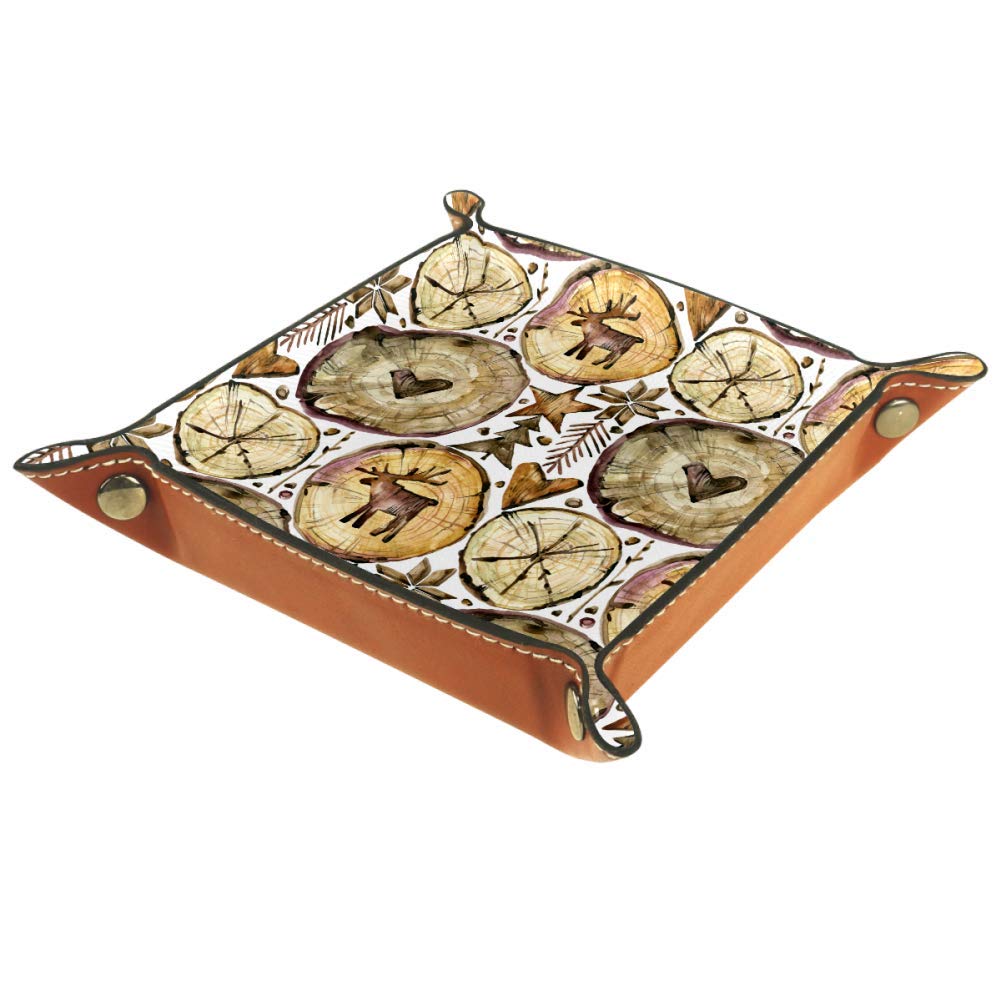 Wooden Moose Storage Tray - Organizer for Keys, Wallet, Coins & Jewelry | Desk & Home Decor | Perfect for Entryway, Bedroom & Office Organization