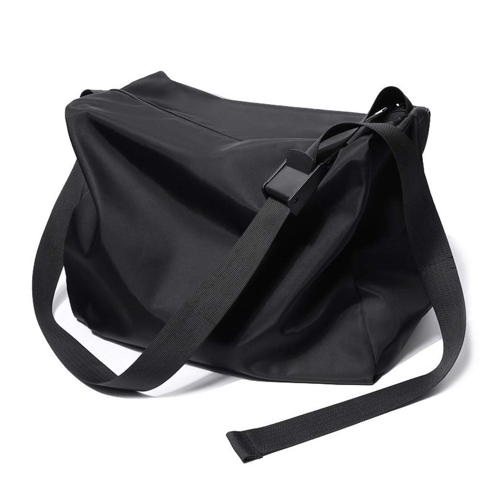WANGXIAOLI Travel Duffle Bag - Portable Multi-Functional Gym Bag for Sports & Fitness - Black 37x22x7cm - Perfect for Gym, Yoga, Weekend Trips & Short Distance Travel