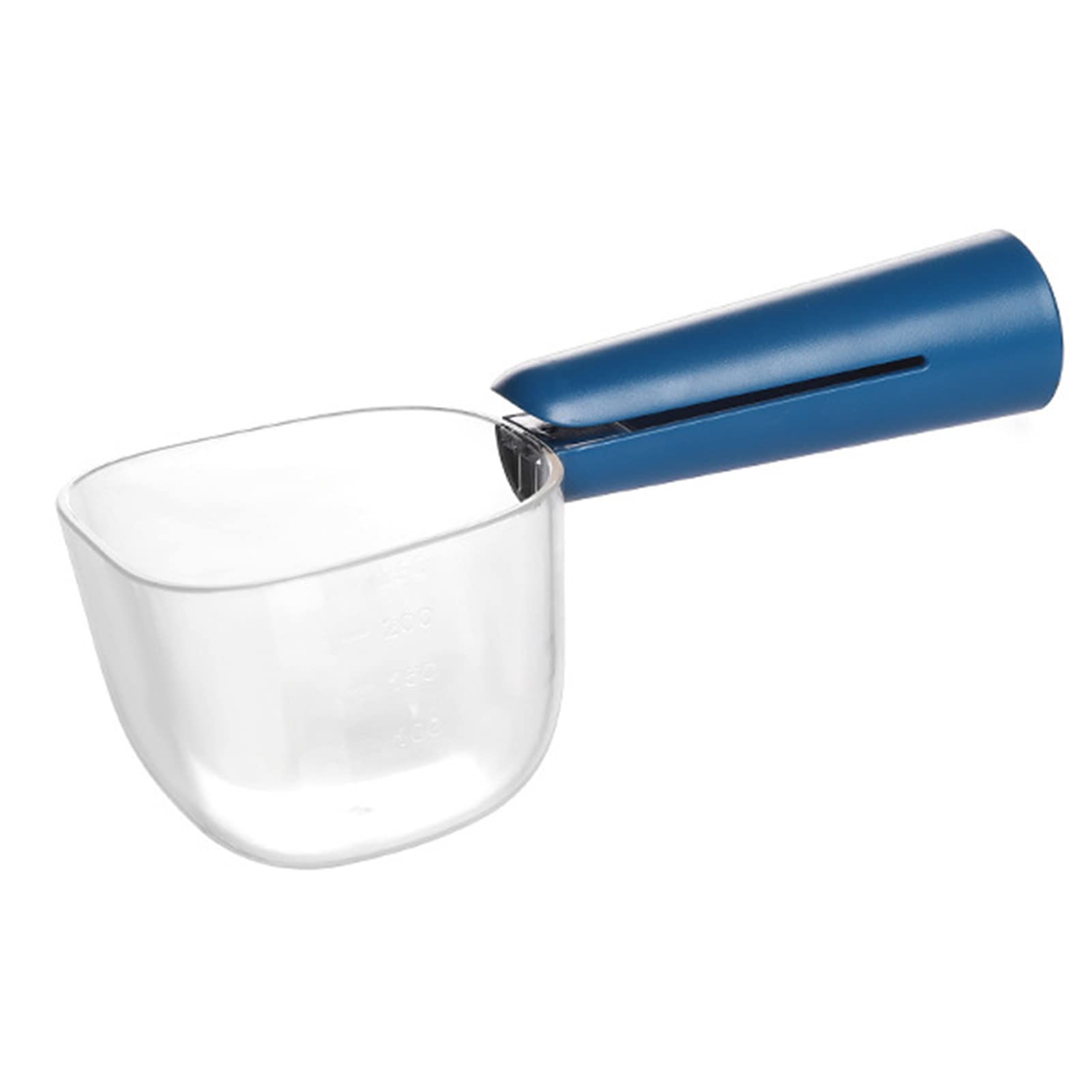 250ML Multi-Function Pet Food Scoop with Scale & Bag Clip - for Easy Pet Feeding