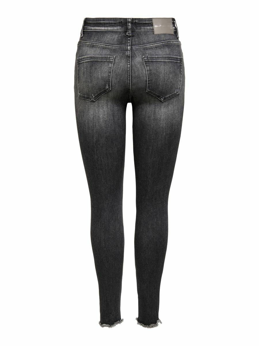 ONLY Women's High Waist Skinny Jeans - Stretch Denim Pants for Casual & Work Wear | Perfect for Office, Dating & Everyday Outfits