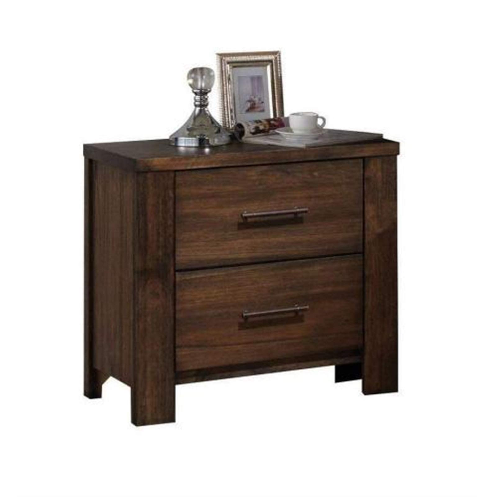 Oak Bedside Table Nightstand - Modern End Table with Storage Drawer, Bedroom Furniture for Small Spaces | Perfect for Bedrooms, Living Rooms & Dorm Rooms