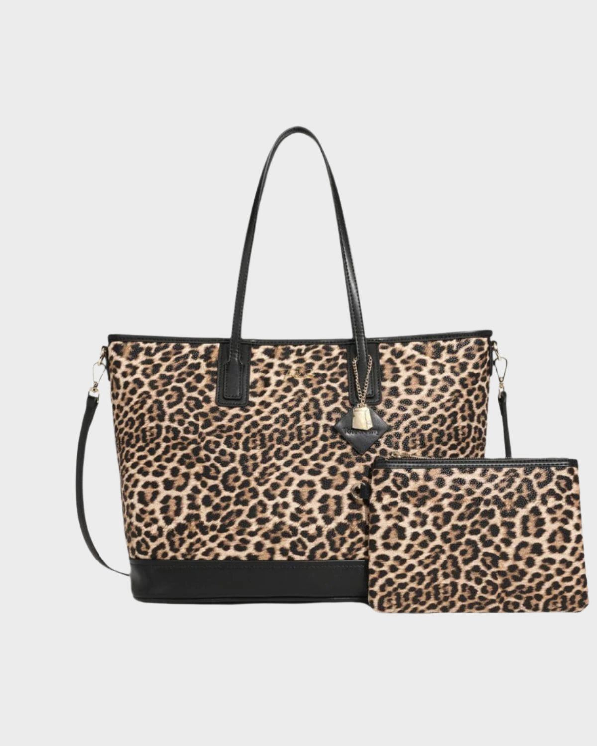 Stylish Brown Leopard Print Tote Bag for Women - Fashionable Handbag for Work, Shopping & Travel