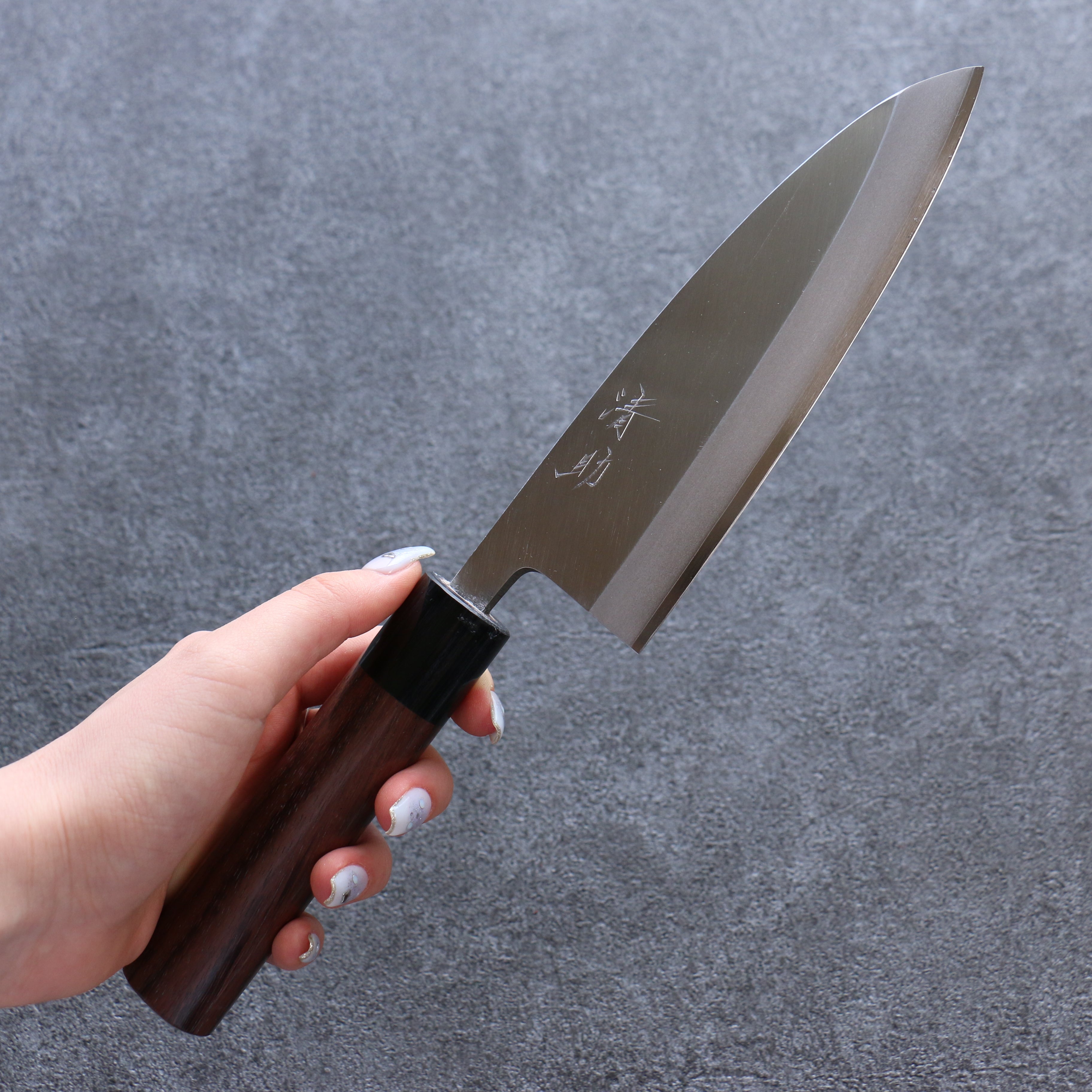 Seisuke VG1 Kasumitogi Deba Knife 150mm with Rosewood Handle - Premium Japanese Kitchen Knife for Sushi, Fish Filleting & Meat Cutting