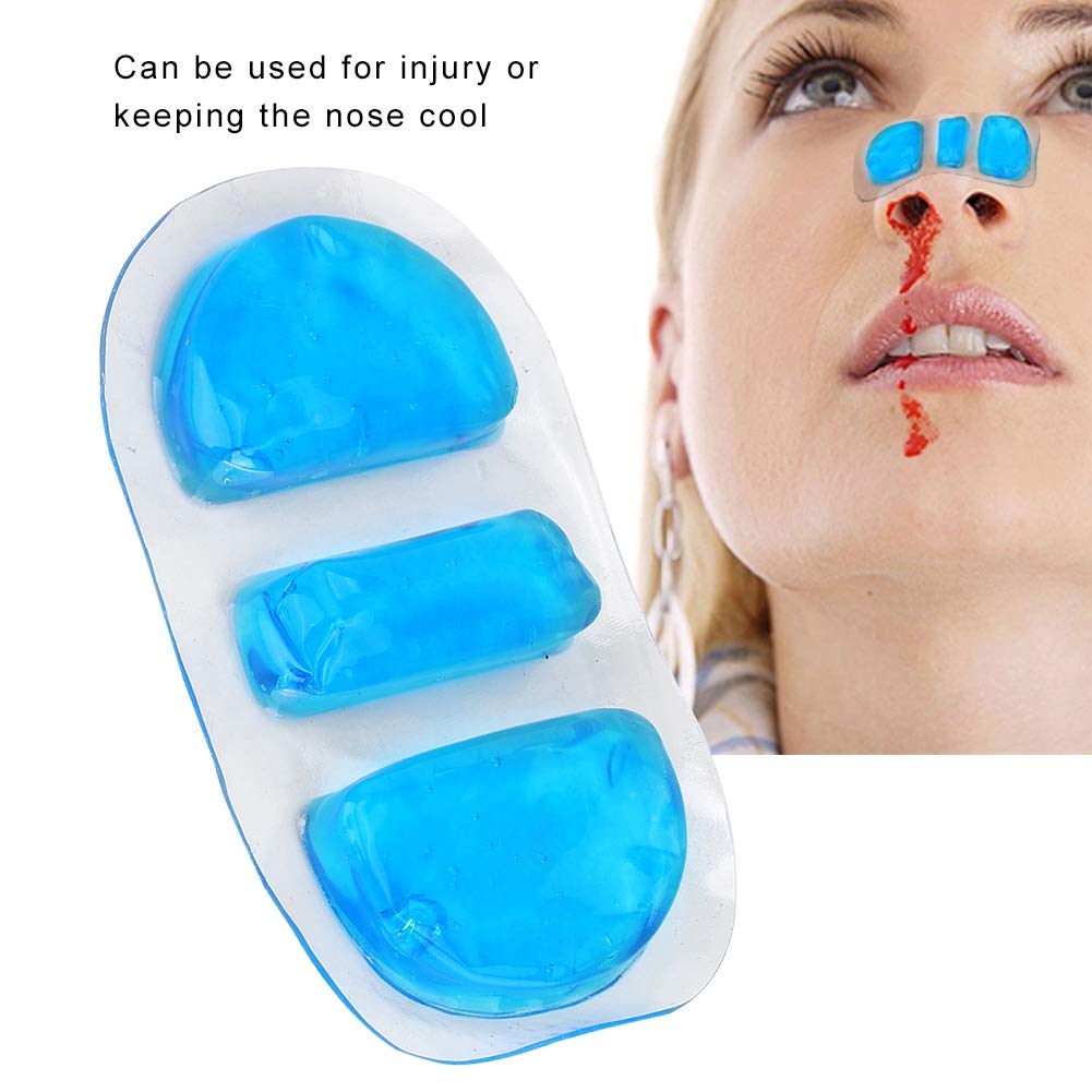 Reusable Gel Nose Ice Pack for Inflammation Relief - Flexible Cold Compress for Travel, Home & Post-Surgery Recovery - Portable First Aid Cold Therapy for Sinus Pain, Swelling & Bruises