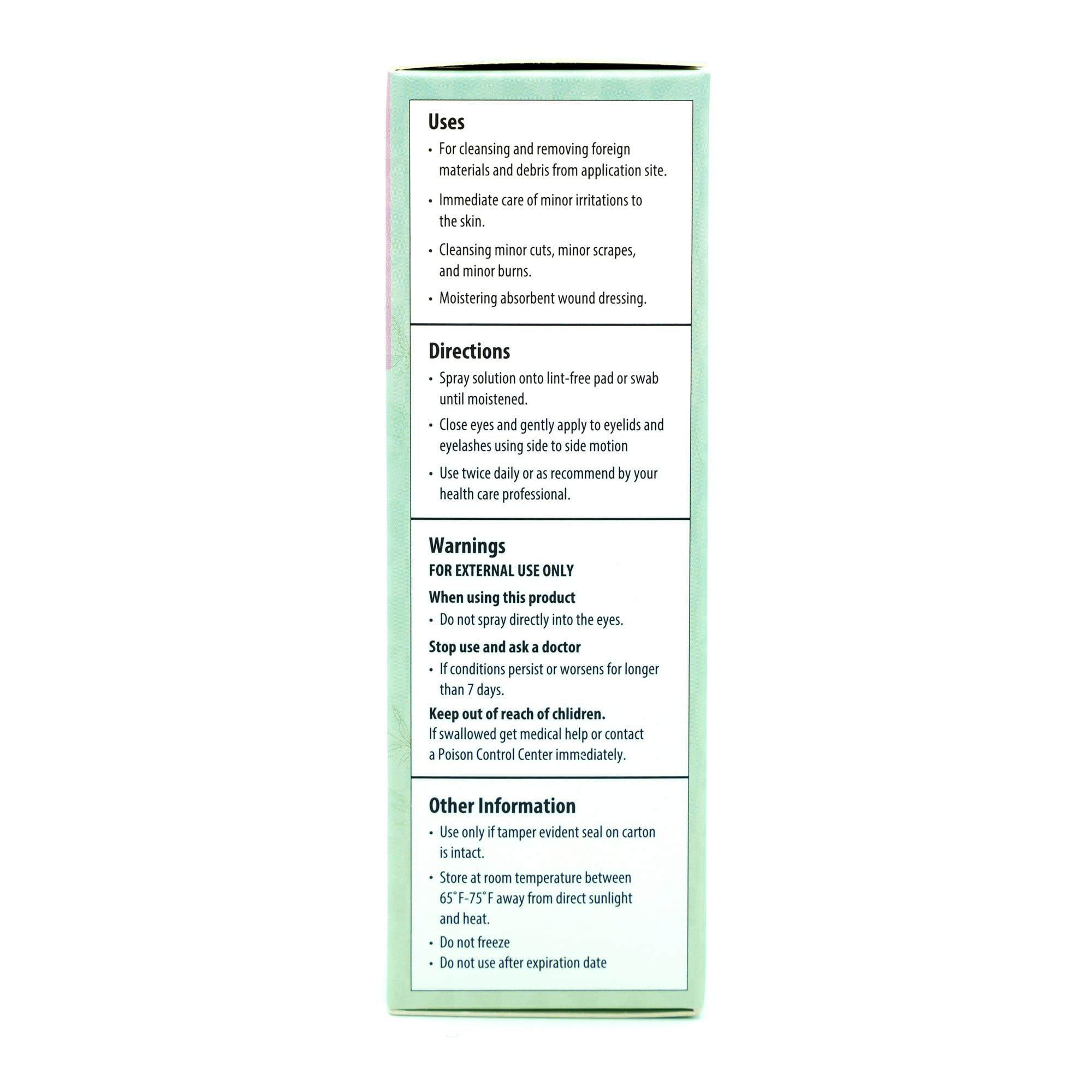 **Hypochlorous Acid .02% Eyelid & Lash Cleansing Gel – All Natural, Fast Acting, Non-Irritating – Removes Makeup, Dirt, Debris & Oil – 100% Vegan – Perfect for Sensitive Eyes & Daily Eyelid Hygiene**