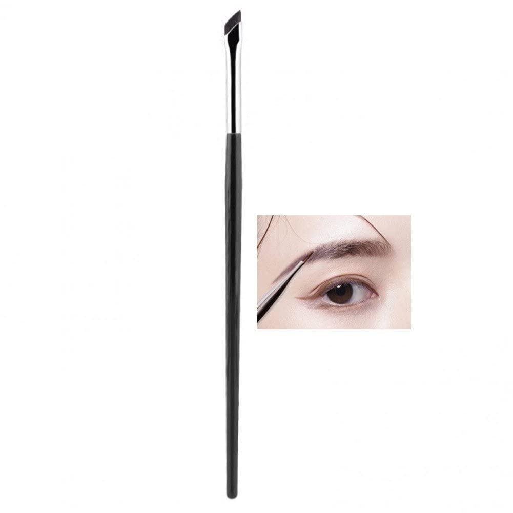 Professional Eyeliner Brush - Ultra Thin Slanted Angle for Precise Liquid & Gel Liner Application | Perfect for Winged Eyeliner, Smokey Eyes & Makeup Beginners | Vegan & Cruelty-Free Makeup Tool