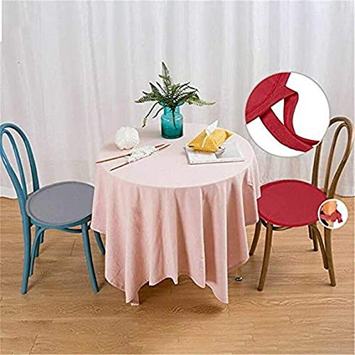 RAILONCH Round Seat Cushions for Chairs - 38cm Diameter Indoor/Outdoor Chair Pads (2-Pack, Green) - Perfect for Garden, Patio, Dining Room & Home Decor