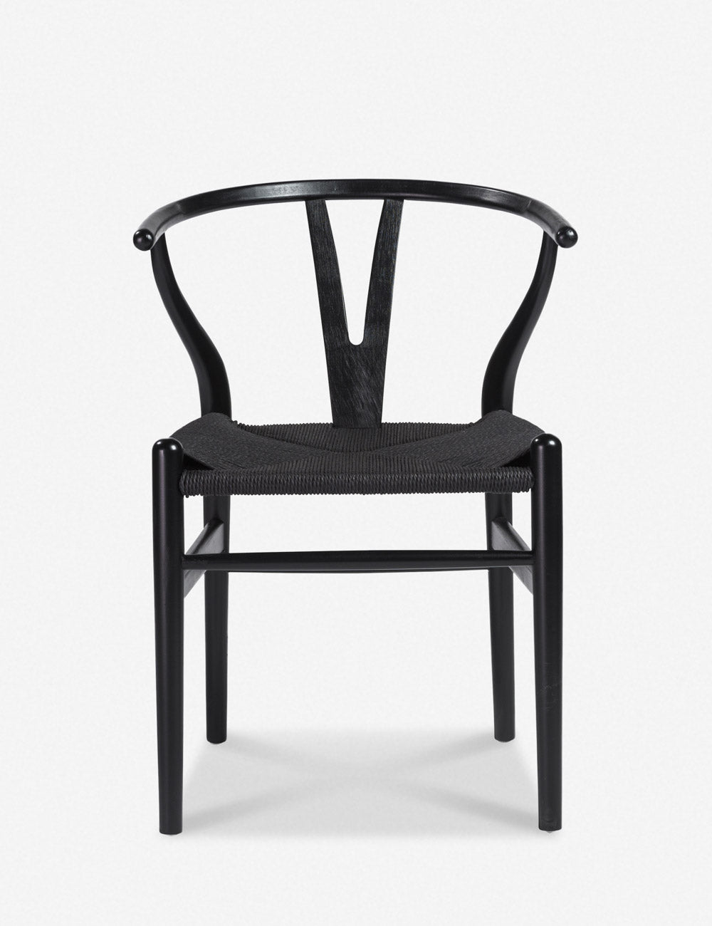 Modern Cylia Dining Chairs Set of 2 - Mid Century Style Wooden Kitchen Chairs with Upholstered Seat - Perfect for Dining Room, Kitchen, Breakfast Nook & Home Office