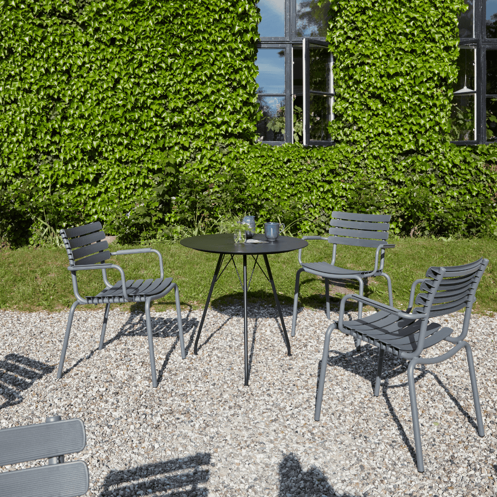 Outdoor Cafe Table - Weather-Resistant Patio Dining Set for Garden, Balcony & Backyard | Perfect for Coffee, Breakfast & Outdoor Entertaining