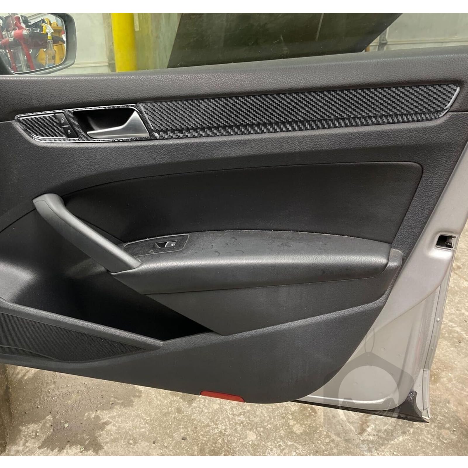 Premium Carbon Fiber Door Panel Kit for Volkswagen Passat NMS B7 (2012-2019) - Black | Interior Upgrade for Enhanced Style & Protection | Perfect for Car Enthusiasts & Customization