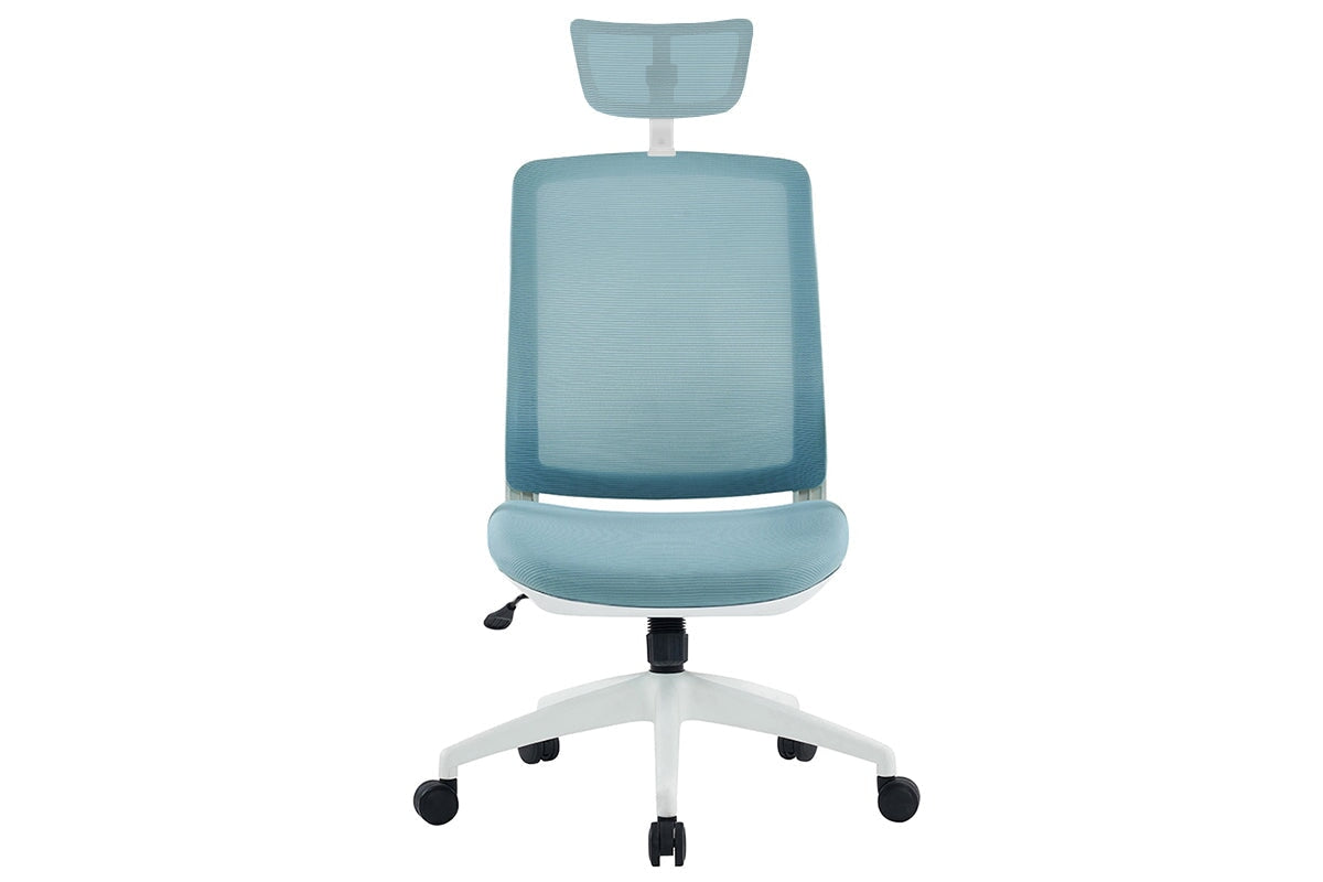 Finch Ergonomic Mesh Office Chair with Adjustable Headrest - Comfortable & Breathable for Home & Workspaces