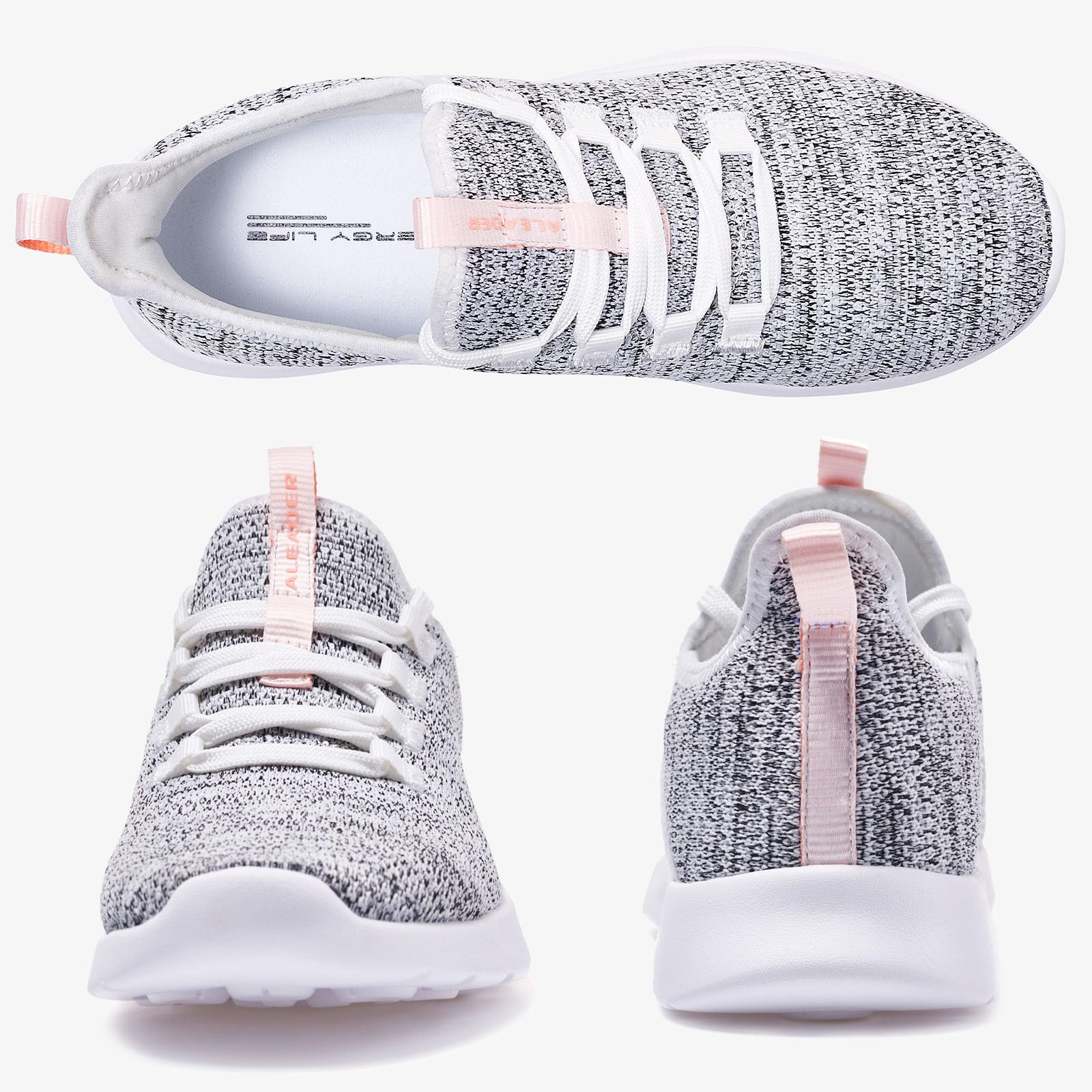 ALEADER Women's Energycloud Lightweight Slip-On Walking & Running Shoes - Comfortable Sneakers for Gym, Workout, Travel & Everyday Wear