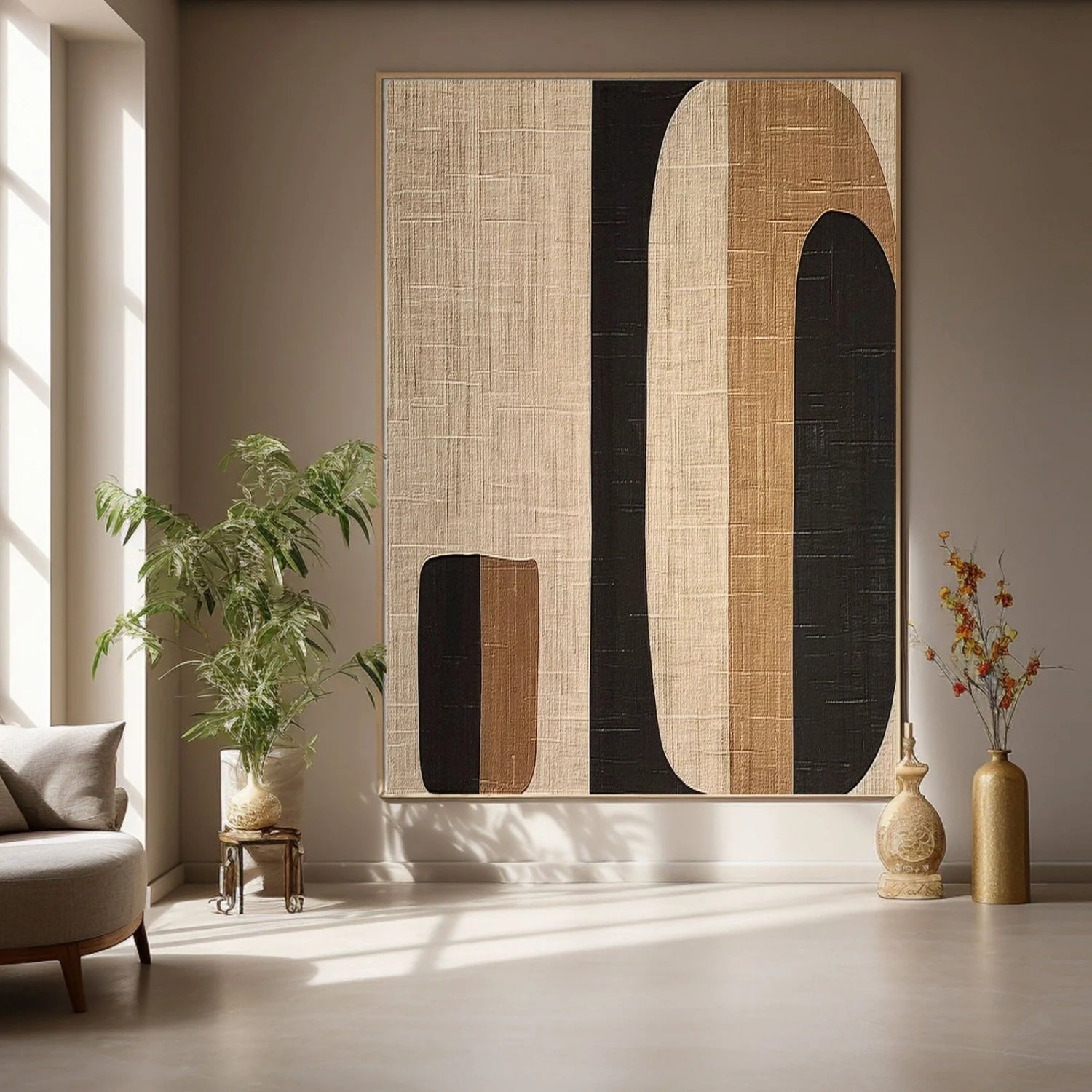 Abstract Tranquility Art Painting #WS264 - Modern Wall Decor for Living Room, Bedroom & Office - Calming Abstract Canvas Artwork for Home & Office Decor