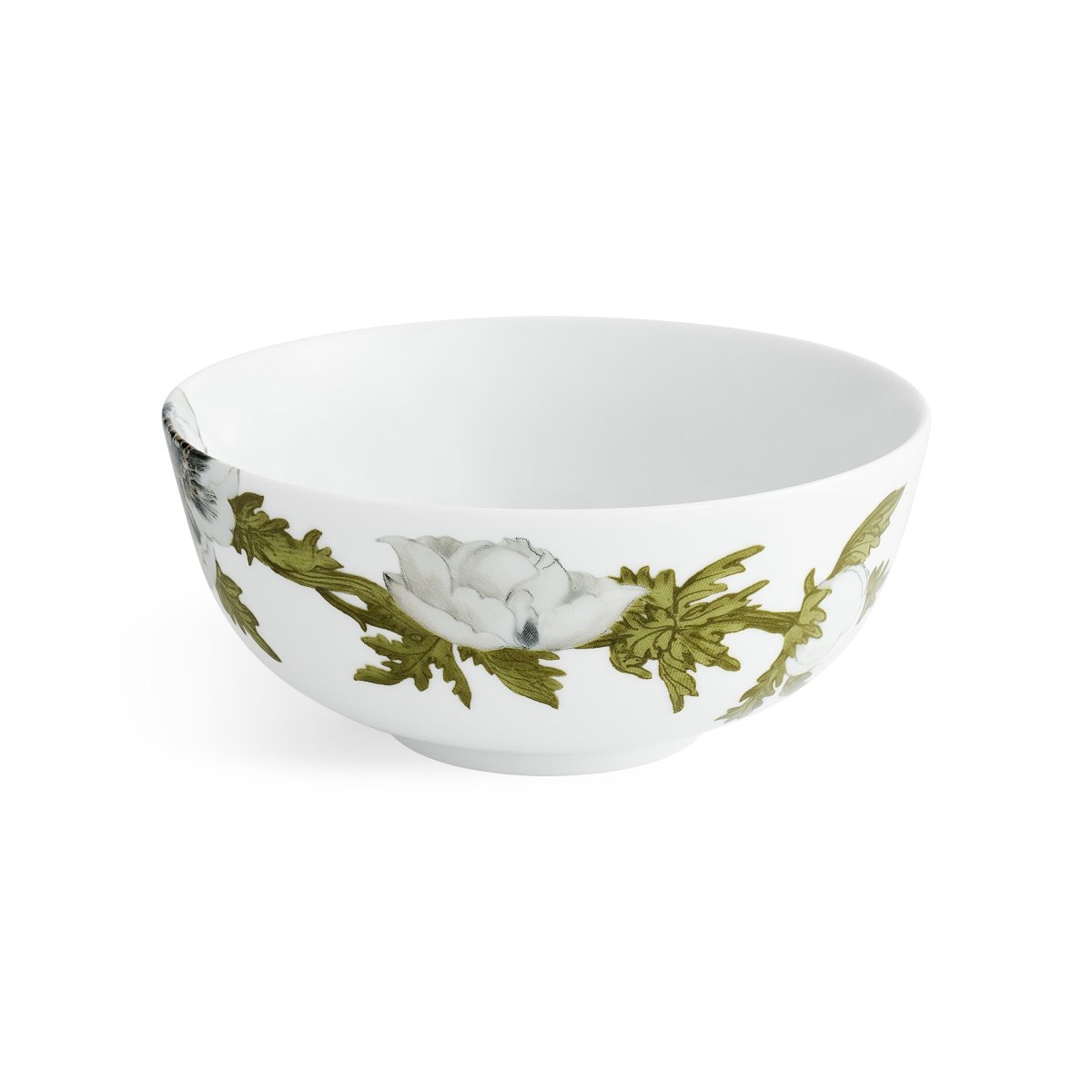 Premium Anemone Dinnerware Set - Elegant Floral Design Porcelain Plates, Bowls & Cups for Fine Dining, Wedding & Special Occasions