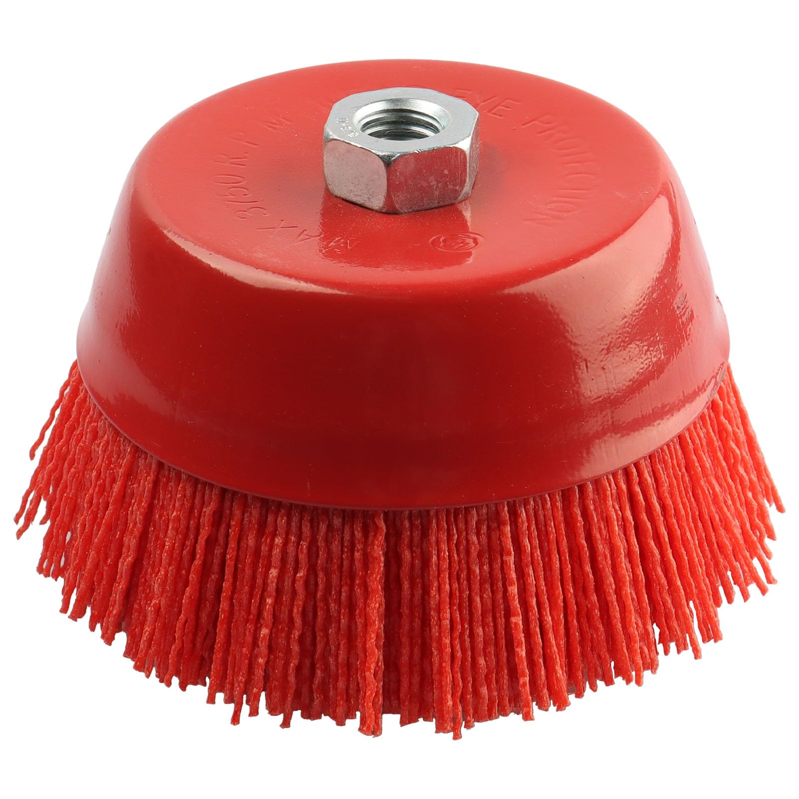 6 Inch Abrasive Nylon Cup Brush for Angle Grinder - 5/8