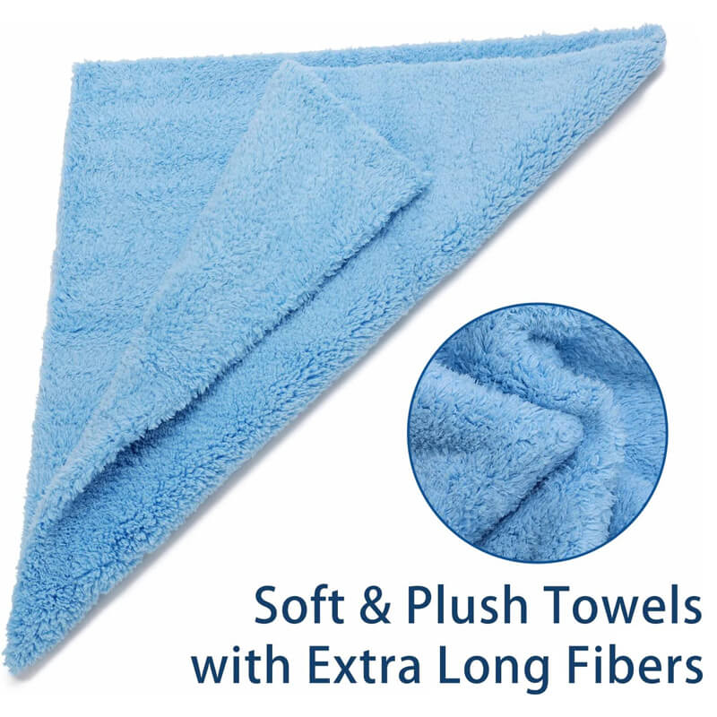 120 Pcs Premium Edgeless Coral Fleece Microfiber Towels - 16x16 Inches, 450GSM - Ultra Soft & Absorbent for Gym, Spa, Travel & Home Use