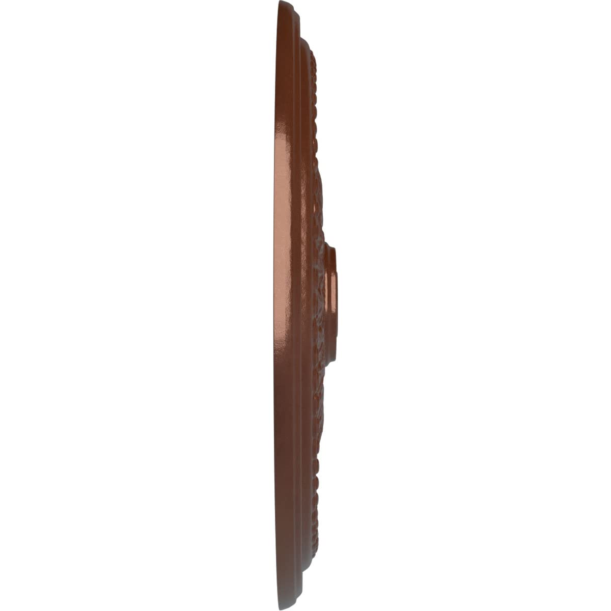 Ekena Millwork Brunswick Hand-Painted Copper Penny Ceiling Medallion - Elegant Home Decor for Dining Rooms, Living Rooms & Entryways
