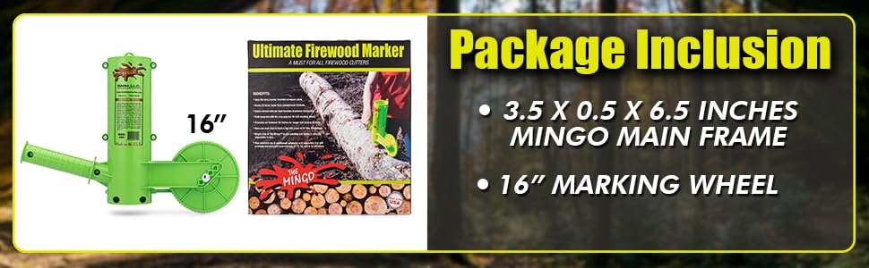Ultimate Firewood Measuring Tool - Chainsaw Log Marking Tool with 16