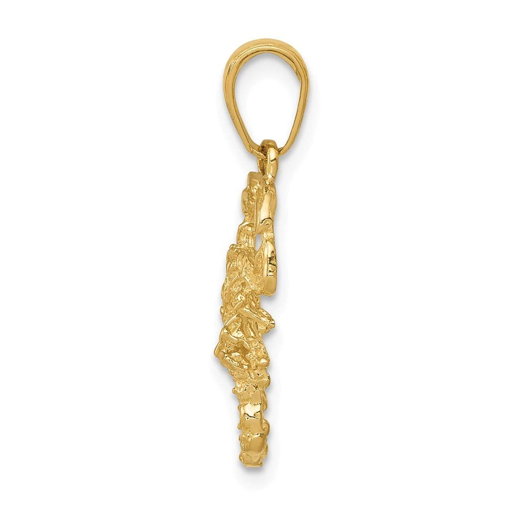 14K Yellow Gold Scorpion Charm Pendant - Roy Rose Jewelry for Women & Men - Perfect for Birthstone Gifts, Zodiac Jewelry & Everyday Wear