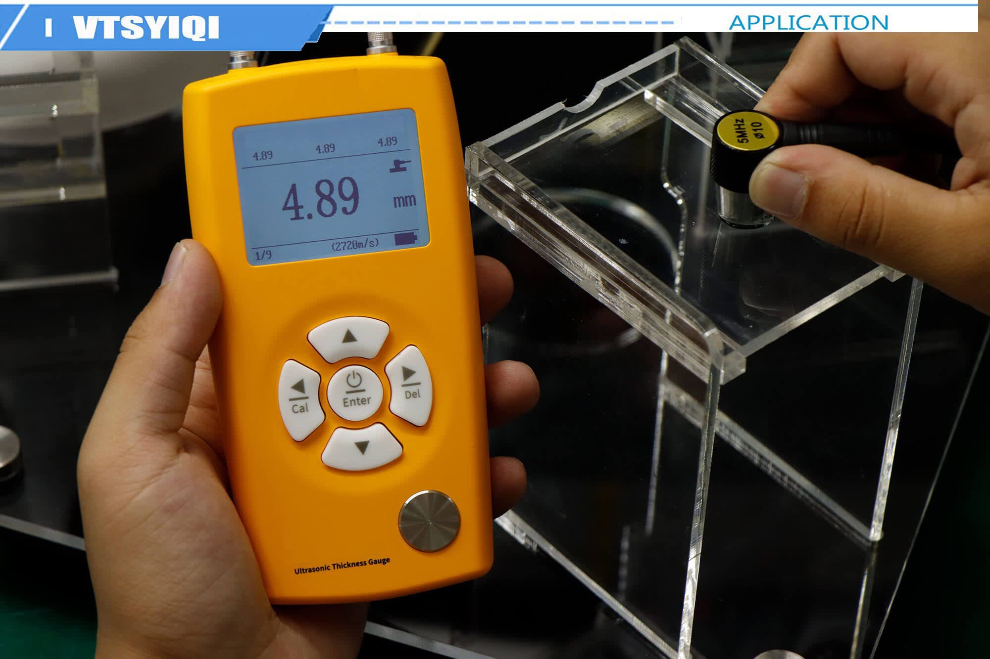 Precision Digital Ultrasonic Thickness Gauge Meter - 0.8-350mm (0.03-13.77