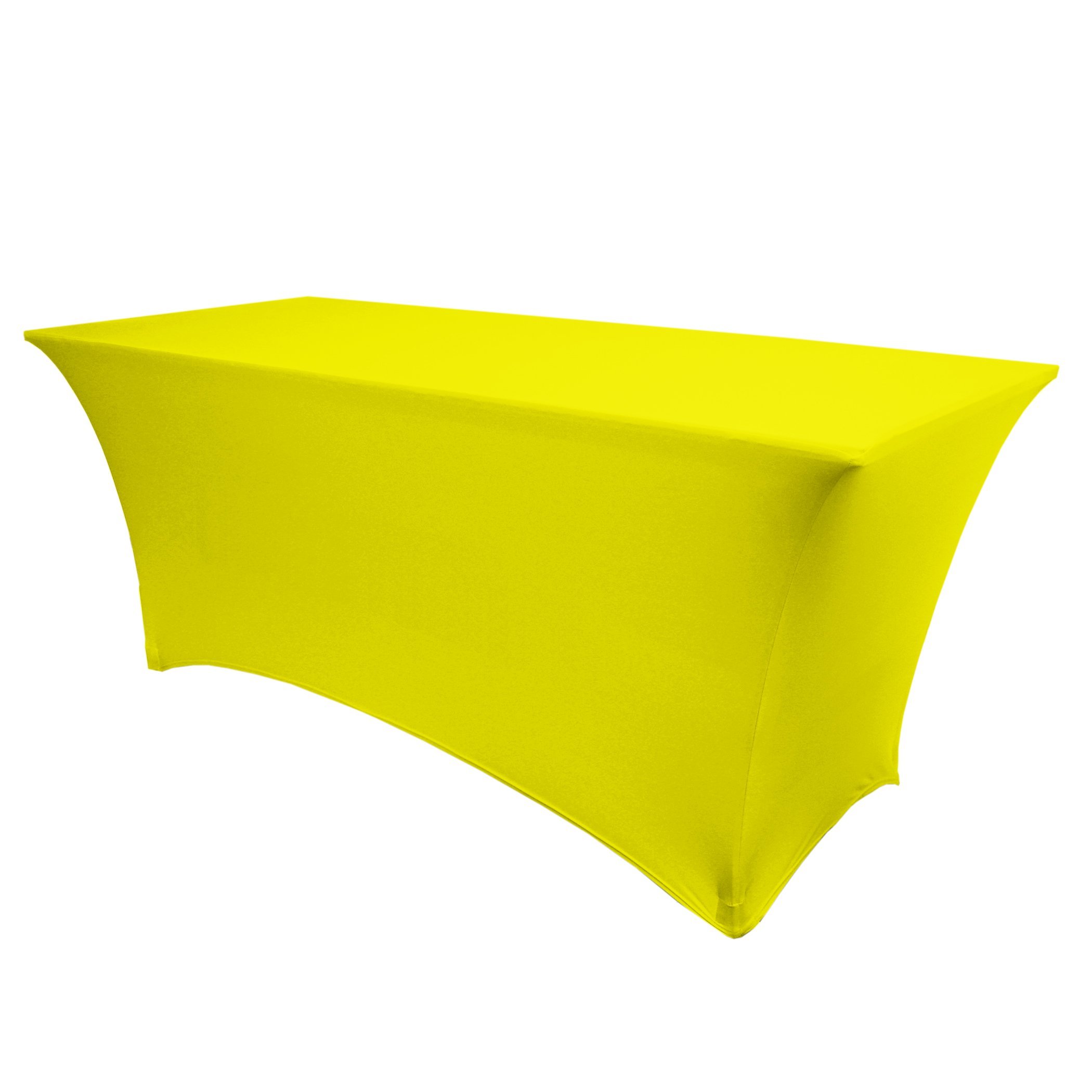 Premium 8 ft. Spandex Table Cover for 30x96-Inch Rectangular Tables - Stretch Fit, 42