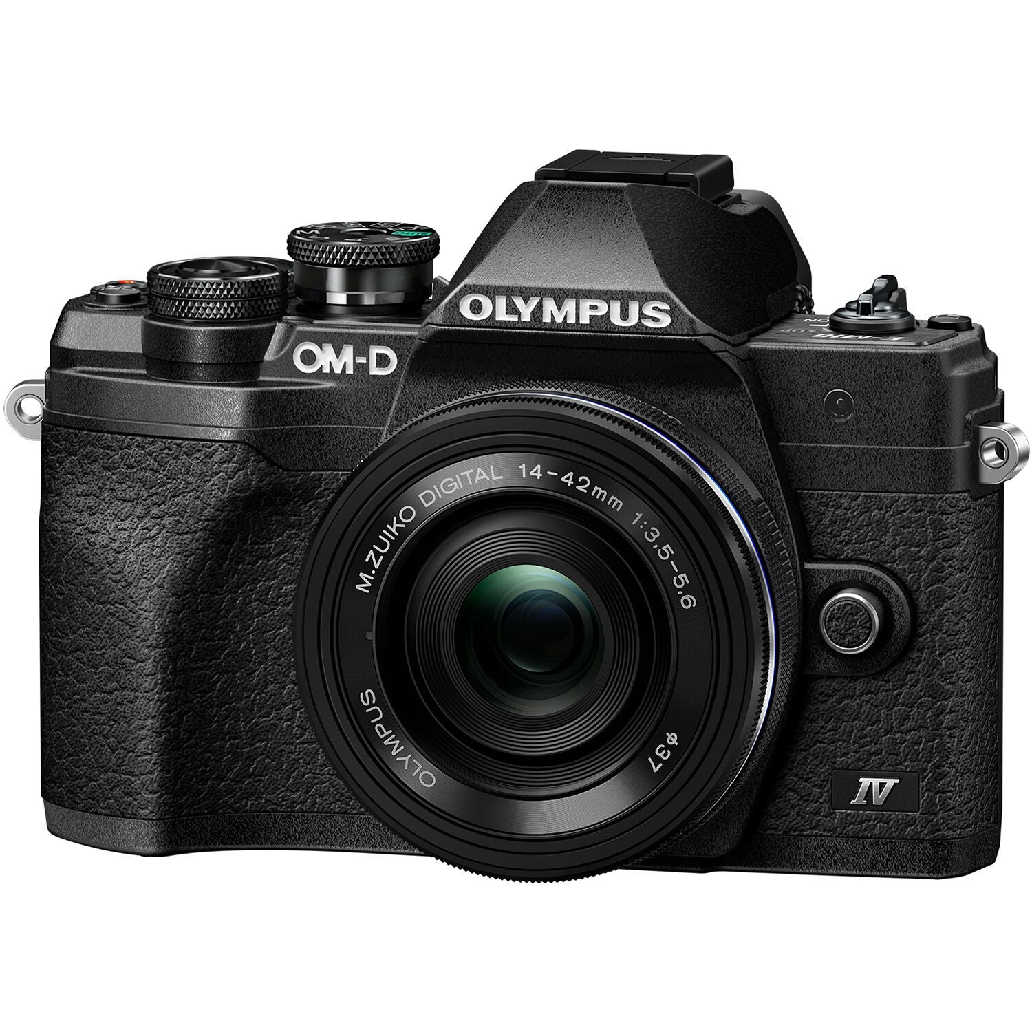 Olympus OM-D E-M10 Mark IV Mirrorless Camera with 14-42mm EZ Lens Kit (Black) - Perfect for Travel Photography, Vlogging & Everyday Shooting
