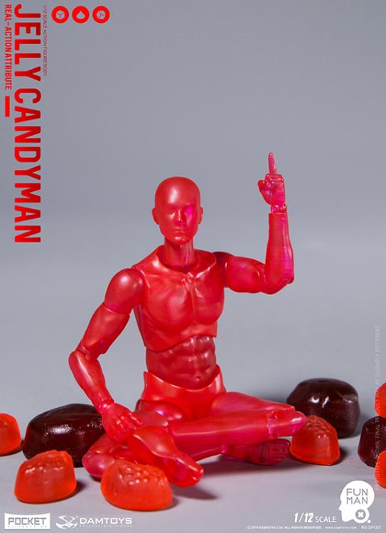 1/12 Scale Jelly Candyman Action Figure by Damtoys - Highly Articulated Collectible Toy for Display & Photography - Perfect for Anime Fans, Cosplay Props, and Model Enthusiasts