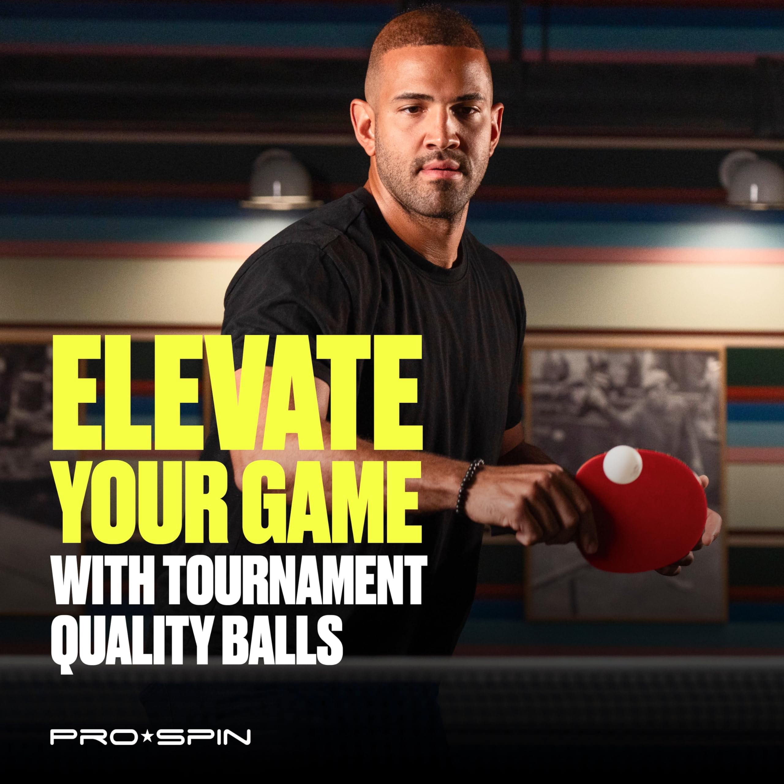 PRO SPIN 3-Star Premium White Table Tennis Balls - High-Performance 40+ ABS Professional Ping Pong Balls for Indoor & Outdoor Play | Ultimate Durability for Training, Tournaments & Recreational Games