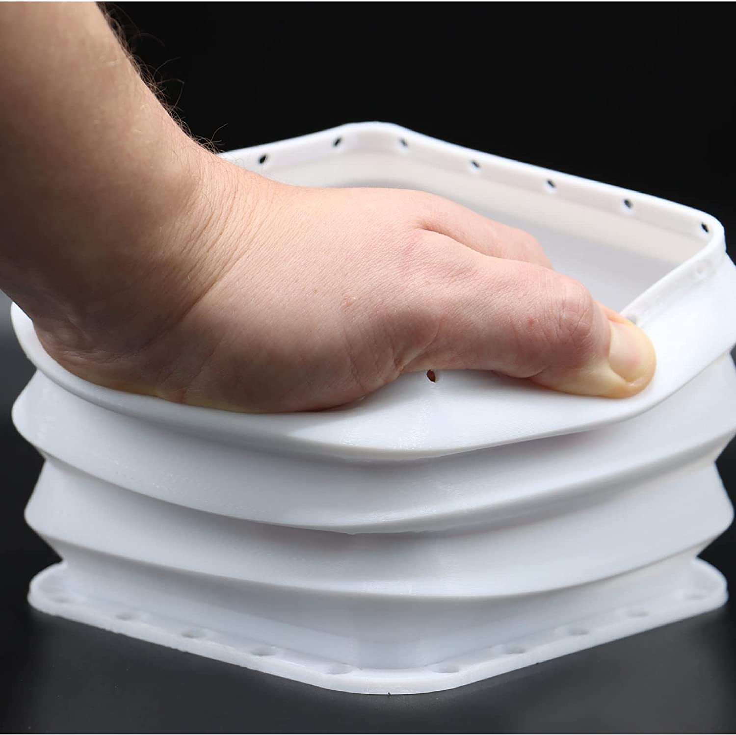 Polymaker PolyFlex TPU95-HF 1.75mm Flexible TPU Filament - High Flow, Shore 95A, 1kg Spool (Clear) for 3D Printing Wearables, Phone Cases & Durable Prototypes
