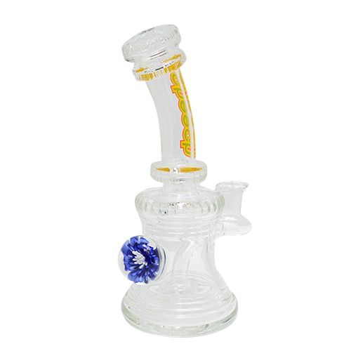 Premium Clear Glass Dab Rig by Cheech - High-Quality Concentrate Pipe for Wax & Oil - Perfect for Home Use & Smoking Sessions