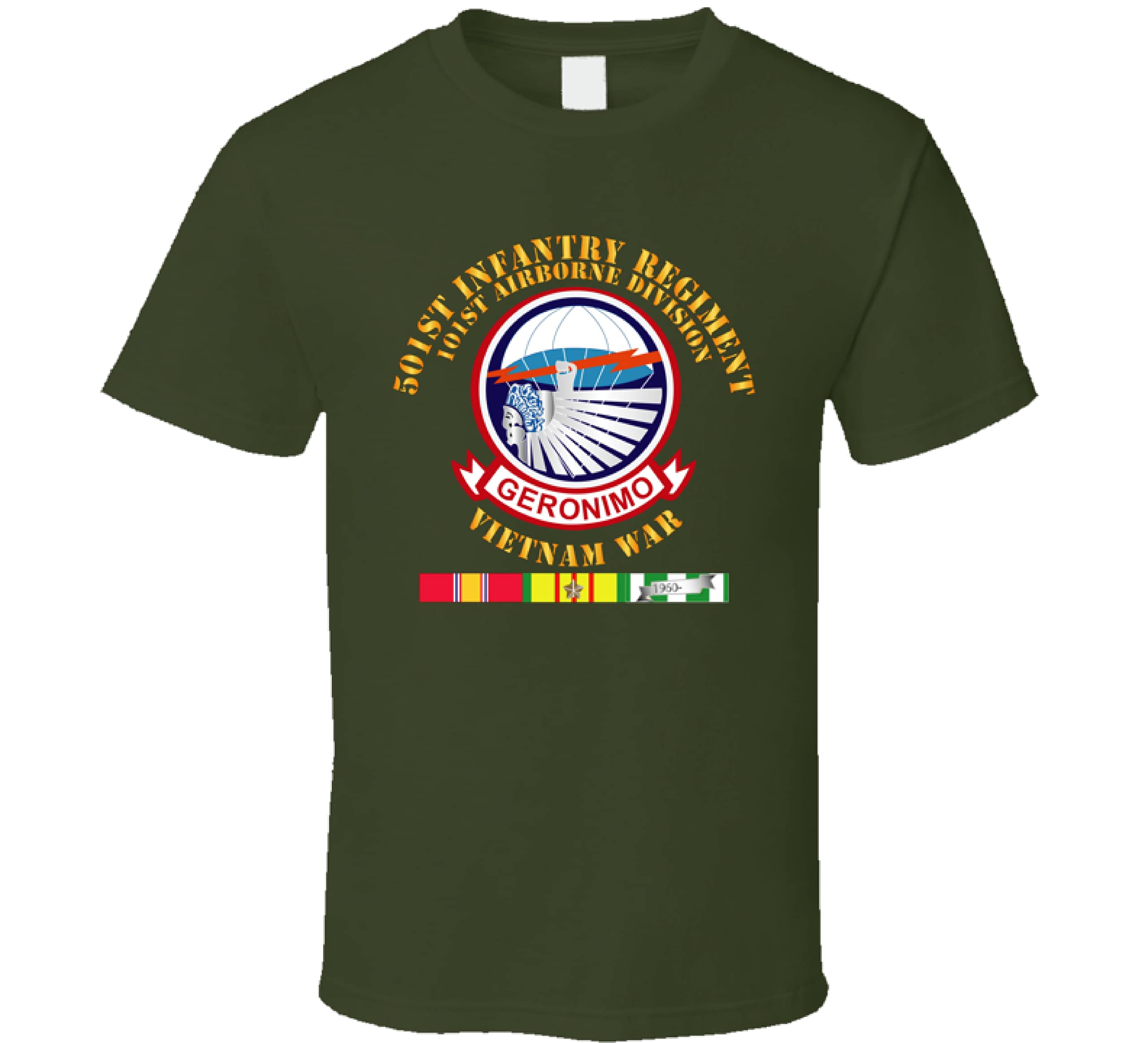 501st Infantry Vietnam War T-Shirt - Military Classic Tee for Veterans & History Fans