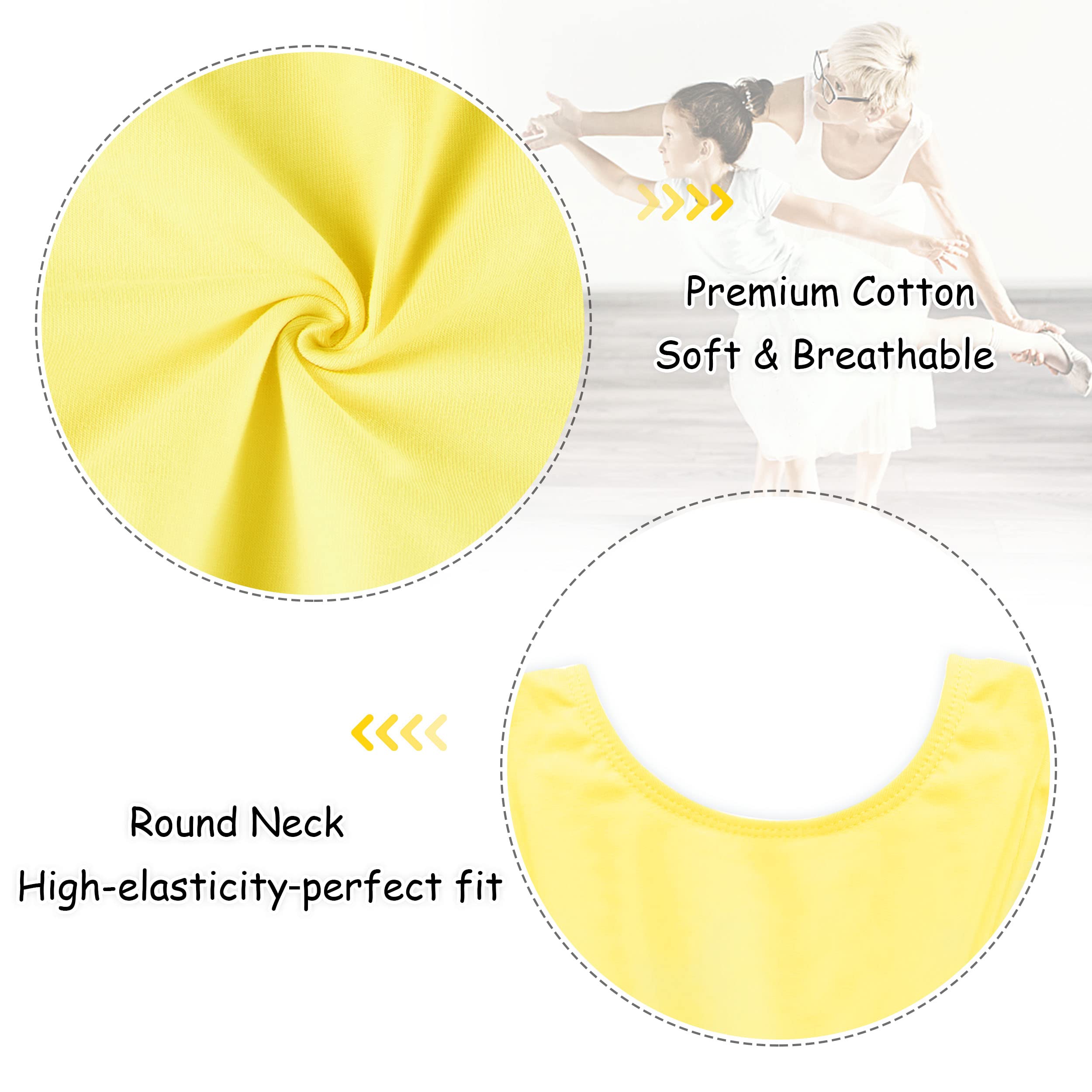 DANSHOW Girls' Long Sleeve Leotard - Toddler Ballet Dance Gymnastics Outfit - Stretchy Comfortable Performance Wear for Recitals, Practice & Competition