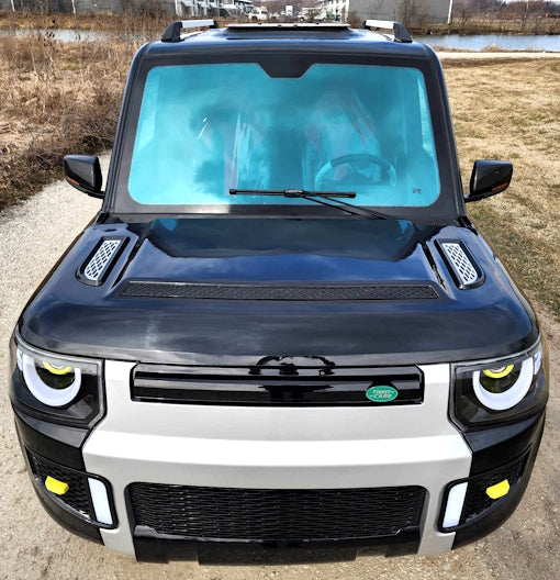 60V Electric Golf Cart LSV - 4 Door Coco Trooper with Rear Trunk Hatch | White Demo Model | Perfect for Golf Courses, Resorts & Gated Communities