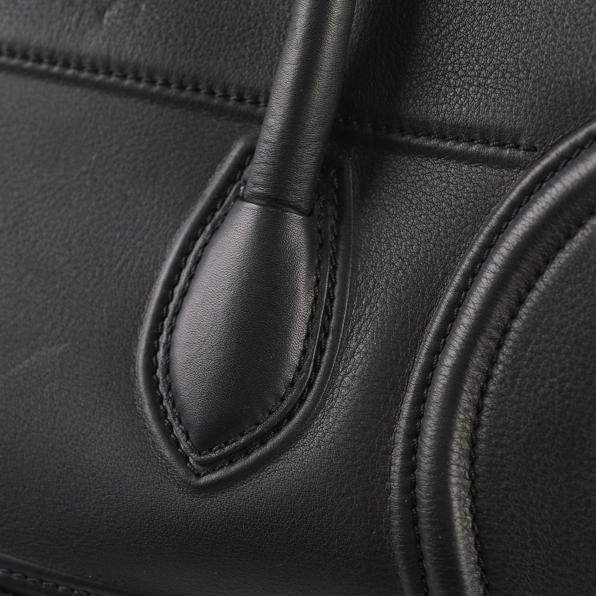 Celine Mini Luggage Bag in Black | Genuine Leather Crossbody Purse for Women | Perfect for Work, Travel & Everyday Use