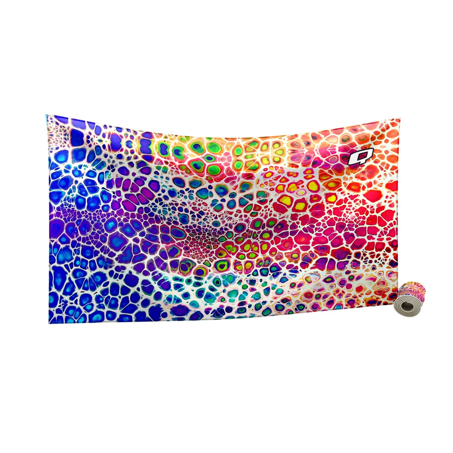 Mermaid Skin Quick Dry Towel - Ultra Absorbent & Fast Drying Beach Towel for Swimming, Yoga, Gym & Travel - Lightweight & Compact