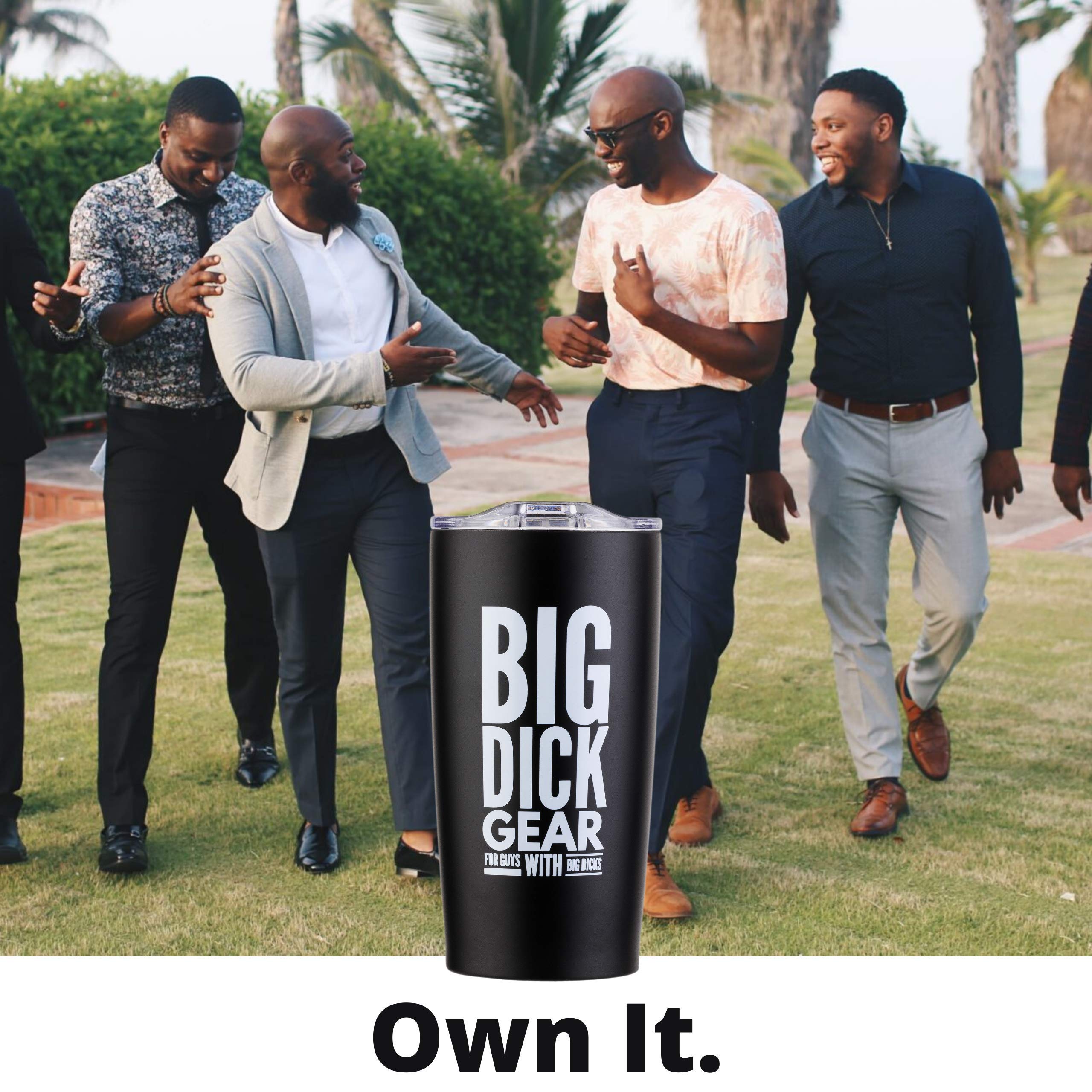 Better Me Big Dick Gear Funny Coffee Mug - 20oz Stainless Steel Tumbler for Men | Humorous Gag Gift for Well-Endowed Guys | Perfect for Office Pranks, Bachelor Parties & Inappropriate Gifts | Black